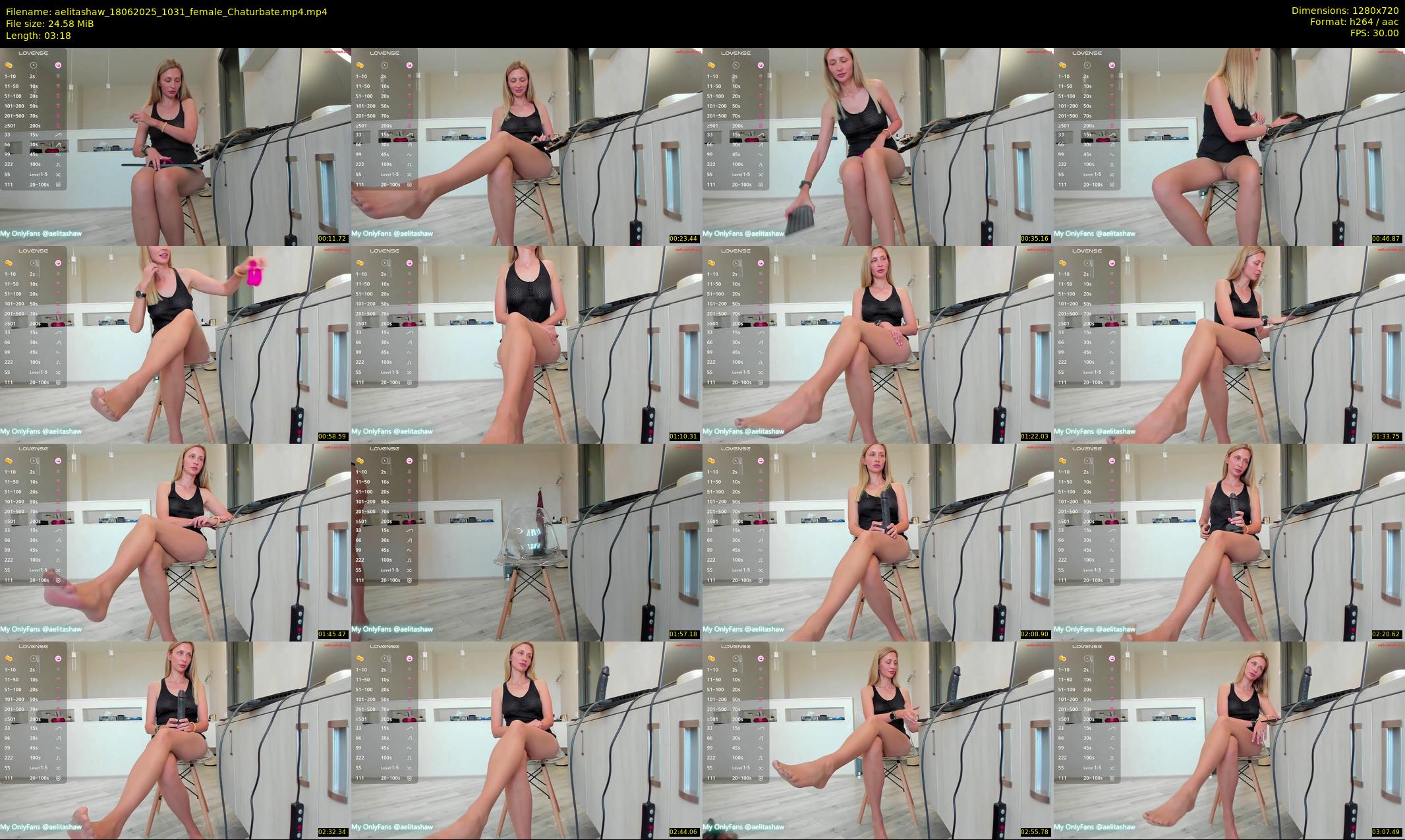 aelitashaw — 4 minute Chaturbate female cam show recording, 720p, Jun 18, 2025