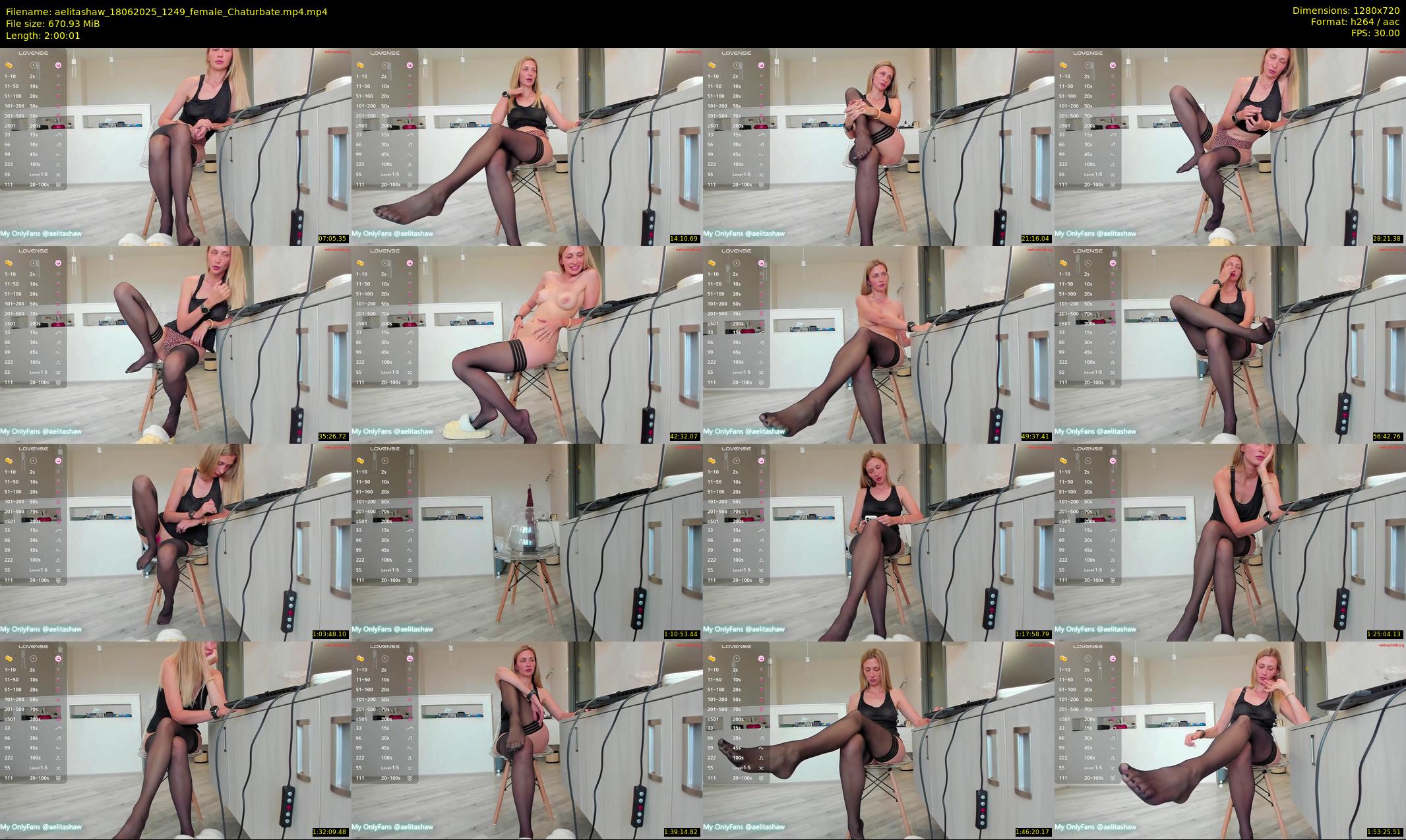 aelitashaw — 121 minute Chaturbate female cam show recording, 720p, Jun 18, 2025