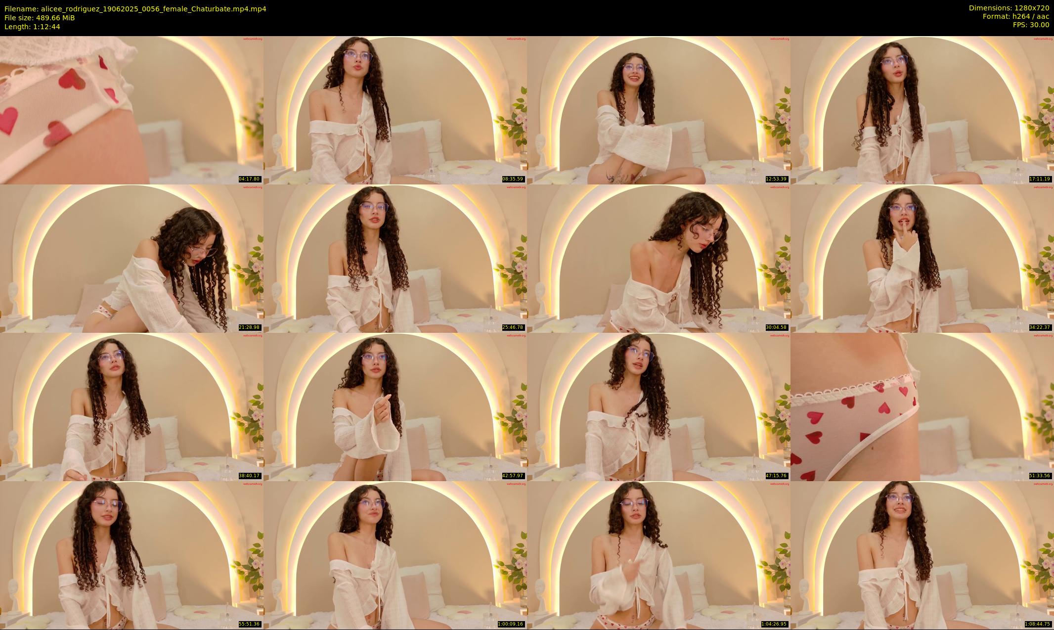 alicee_rodriguez — 73 minute Chaturbate female cam show recording, 720p, Jun 19, 2025