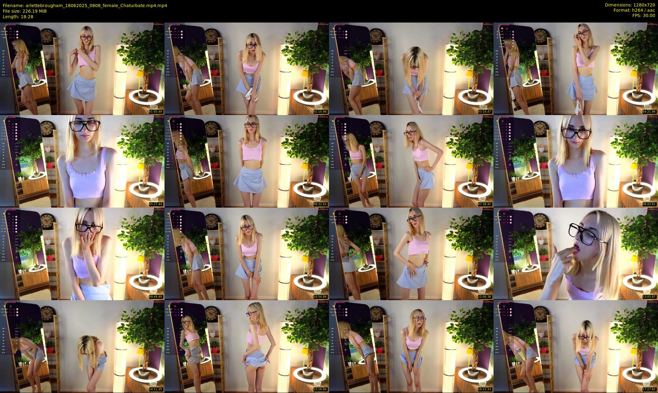 arlettebrougham — 19 minute Chaturbate female cam show recording, 720p, Jun 18, 2025