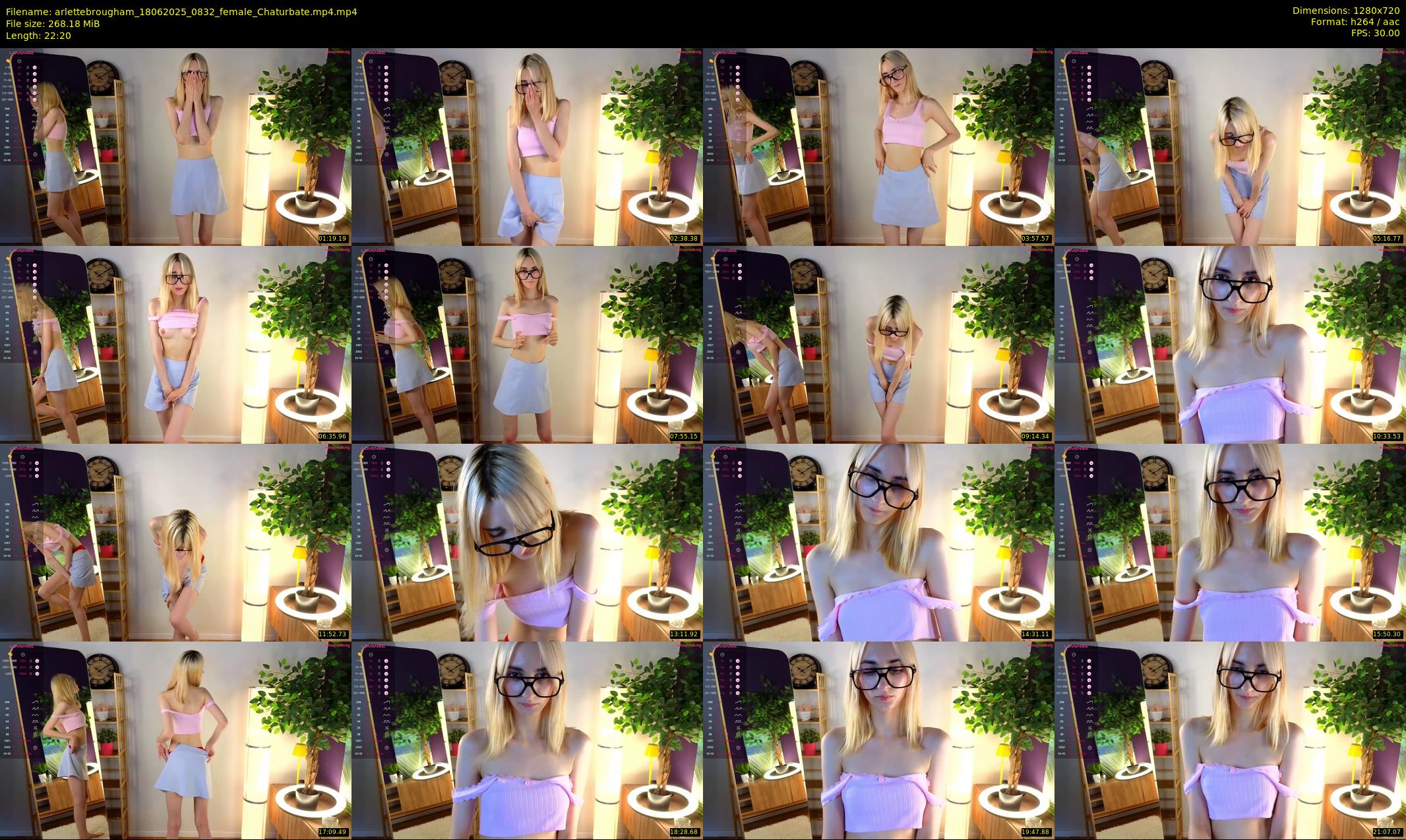 arlettebrougham — 23 minute Chaturbate female cam show recording, 720p, Jun 18, 2025