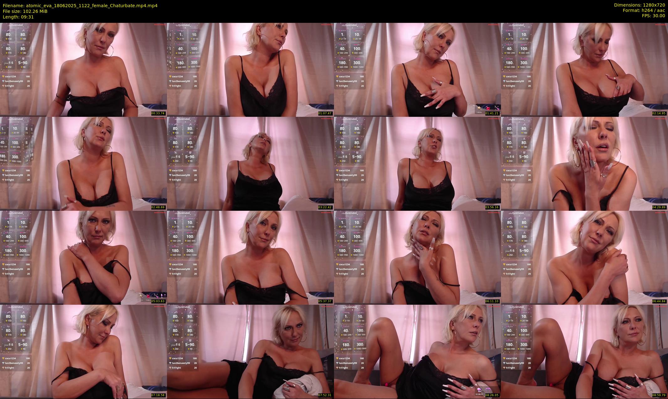 atomic_eva — 10 minute Chaturbate female cam show recording, 720p, Jun 18, 2025