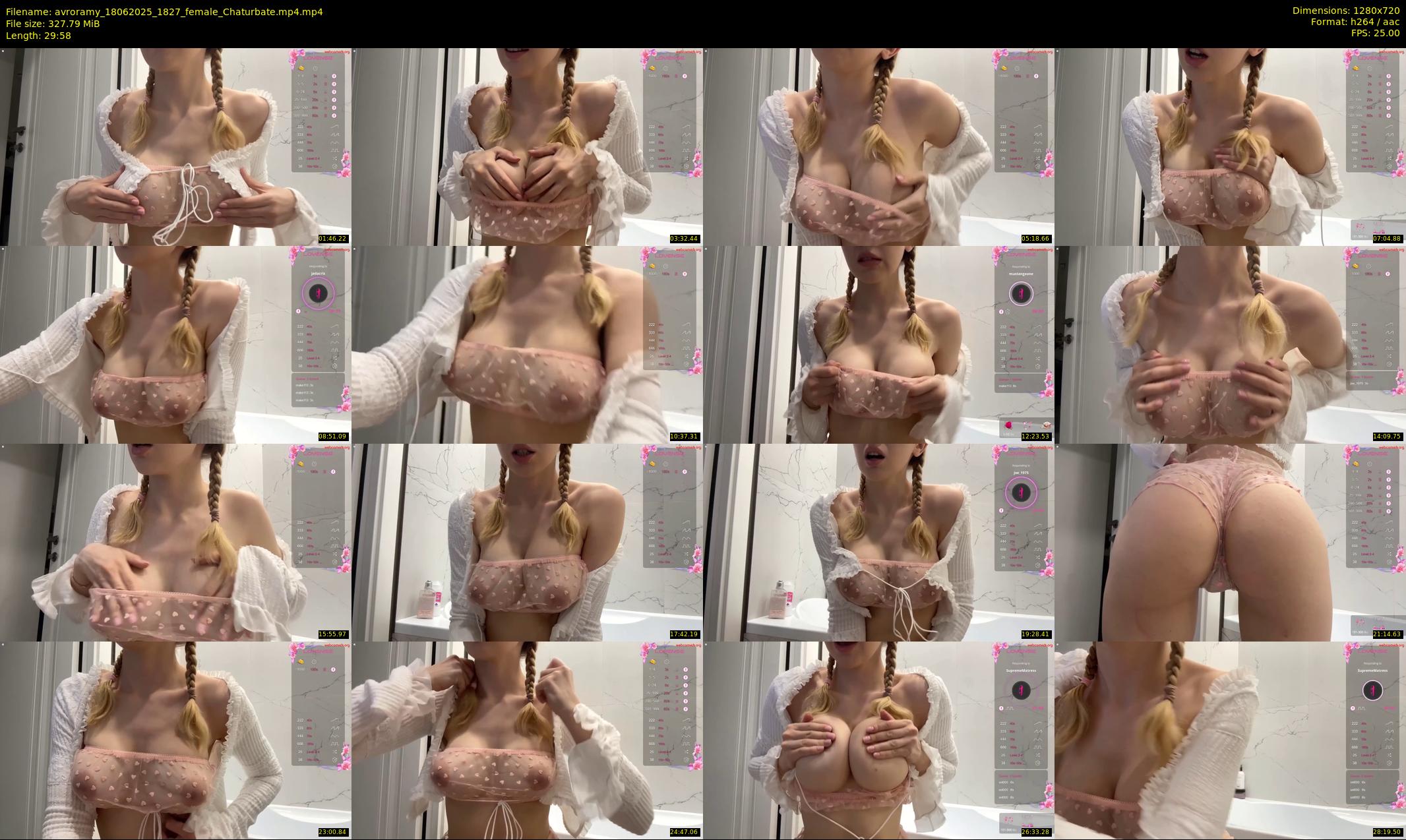 avroramy — 30 minute Chaturbate female cam show recording, 720p, Jun 18, 2025