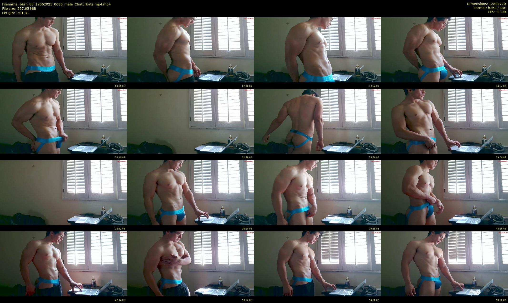 bbrn_88 — 62 minute Chaturbate male cam show recording, 720p, Jun 19, 2025