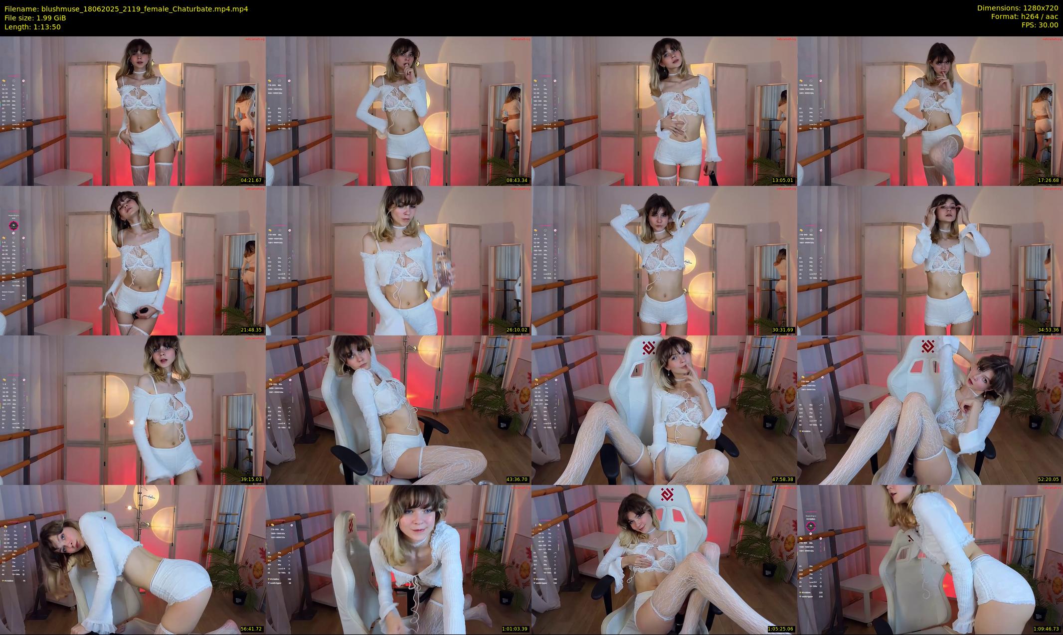 blushmuse — 74 minute Chaturbate female cam show recording, 720p, Jun 18, 2025