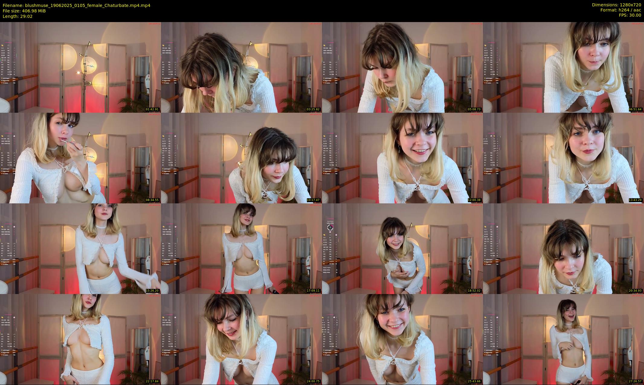 blushmuse — 30 minute Chaturbate female cam show recording, 720p, Jun 19, 2025