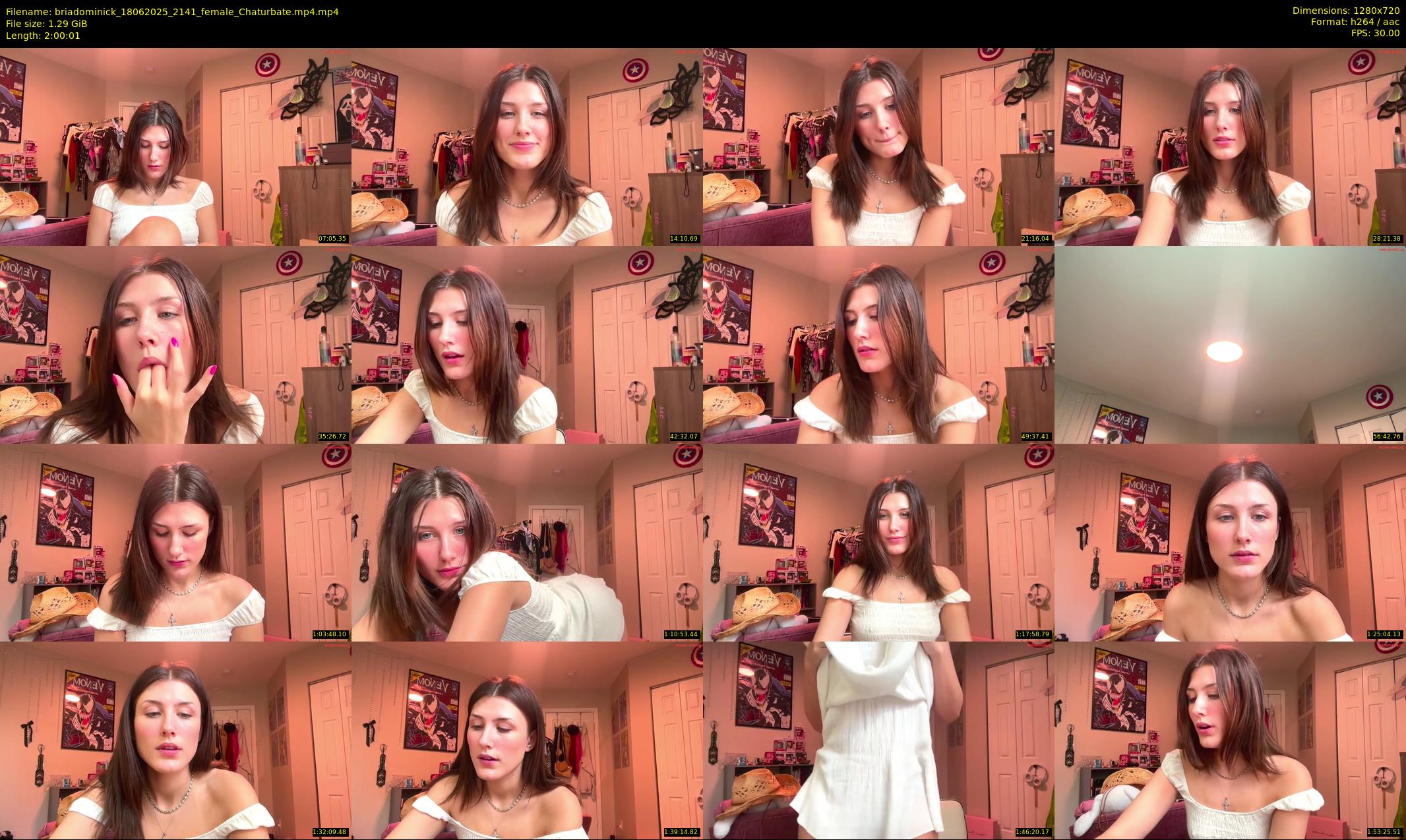 briadominick — 121 minute Chaturbate couple cam show recording, 720p, Jun 18, 2025