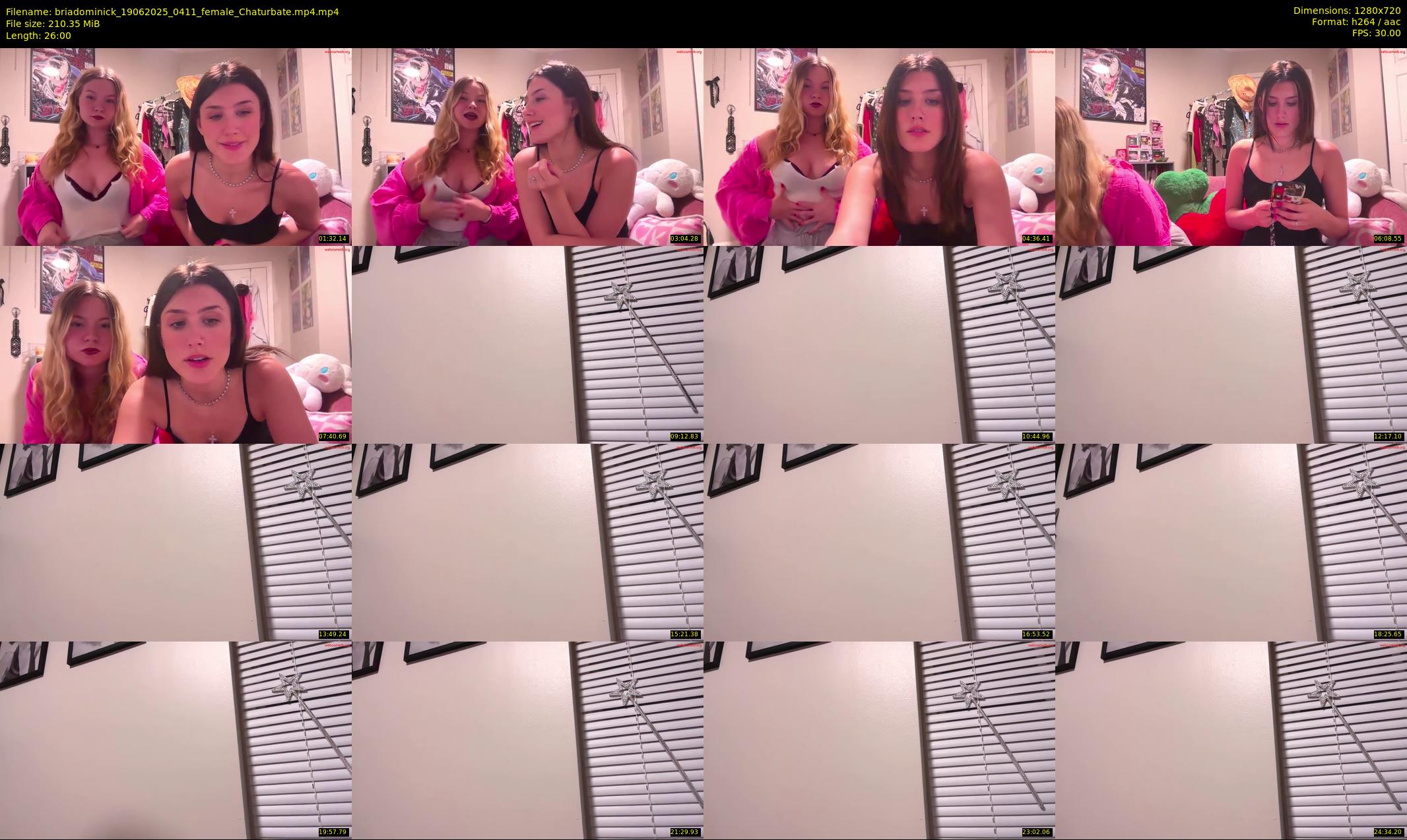 briadominick — 26 minute Chaturbate couple cam show recording, 720p, Jun 19, 2025