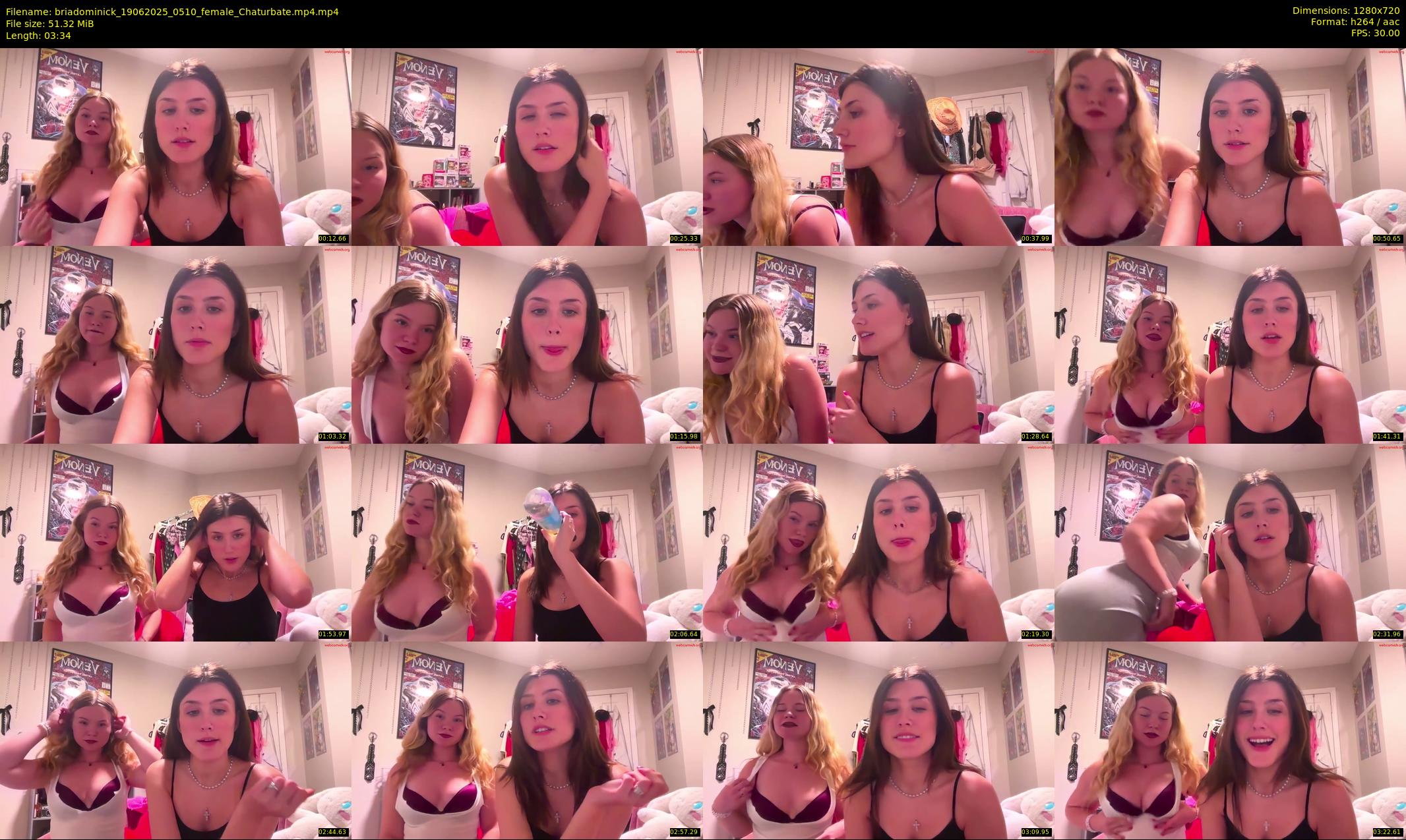 briadominick — 4 minute Chaturbate couple cam show recording, 720p, Jun 19, 2025