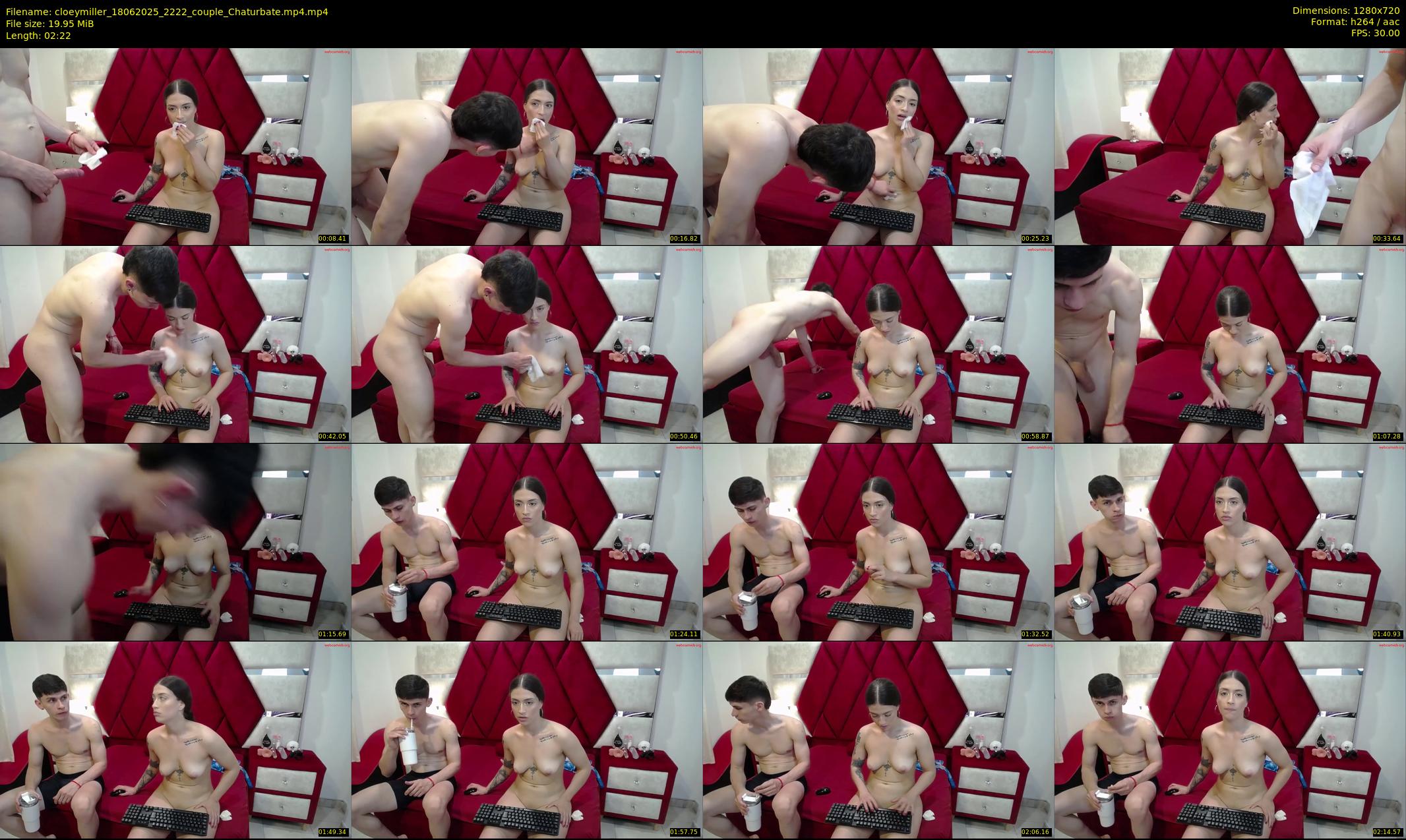 cloeymiller — 3 minute Chaturbate couple cam show recording, 720p, Jun 18, 2025