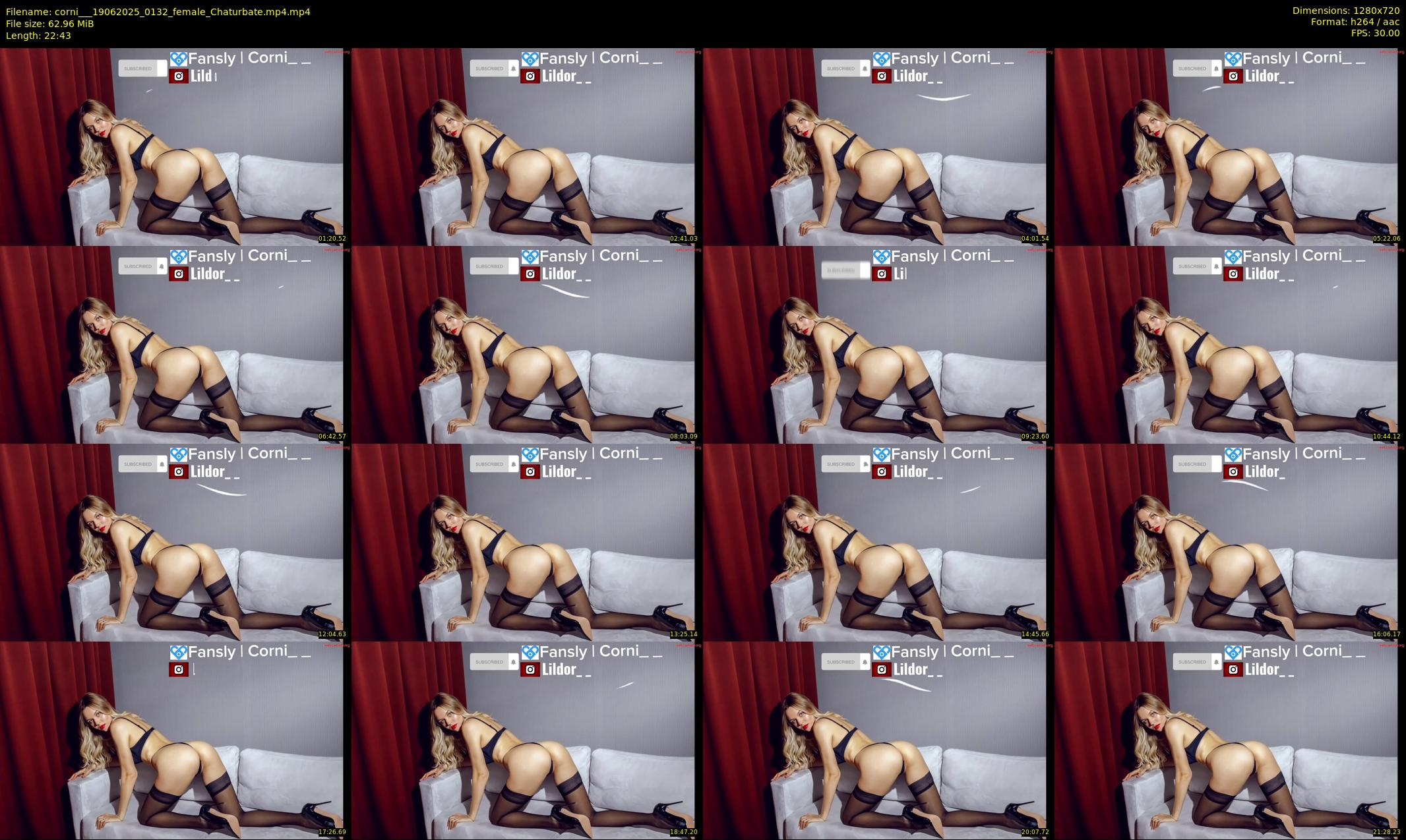 corni__ — 23 minute Chaturbate female cam show recording, 720p, Jun 19, 2025
