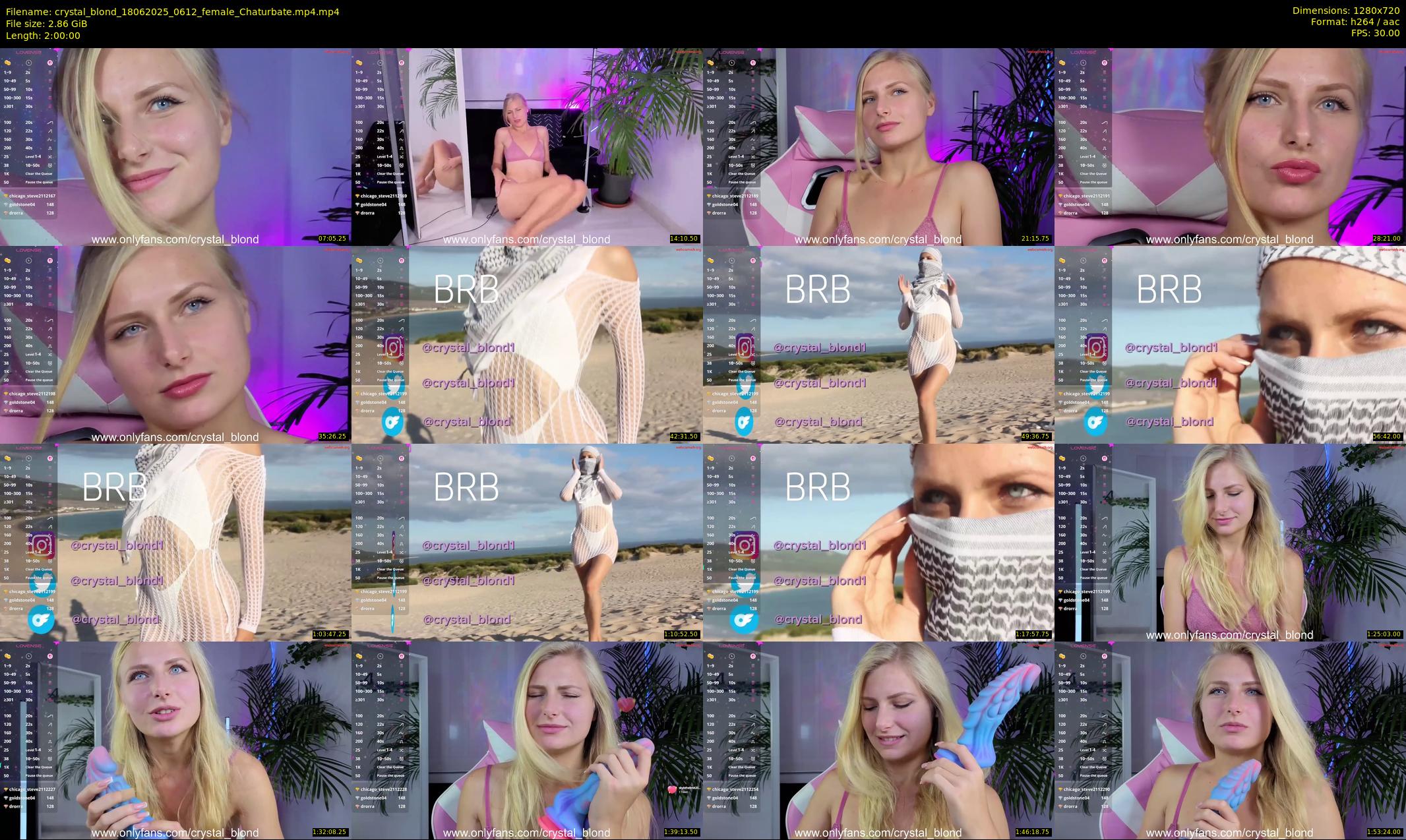 crystal_blond — 120 minute Chaturbate female cam show recording, 720p, Jun 18, 2025