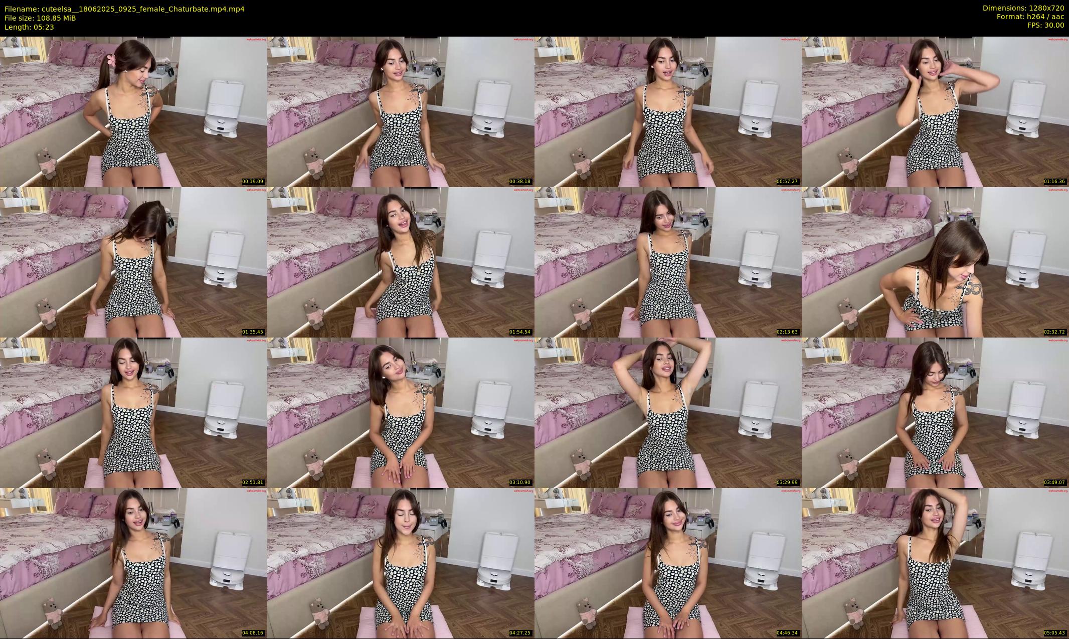 cuteelsa_ — 6 minute Chaturbate female cam show recording, 720p, Jun 18, 2025