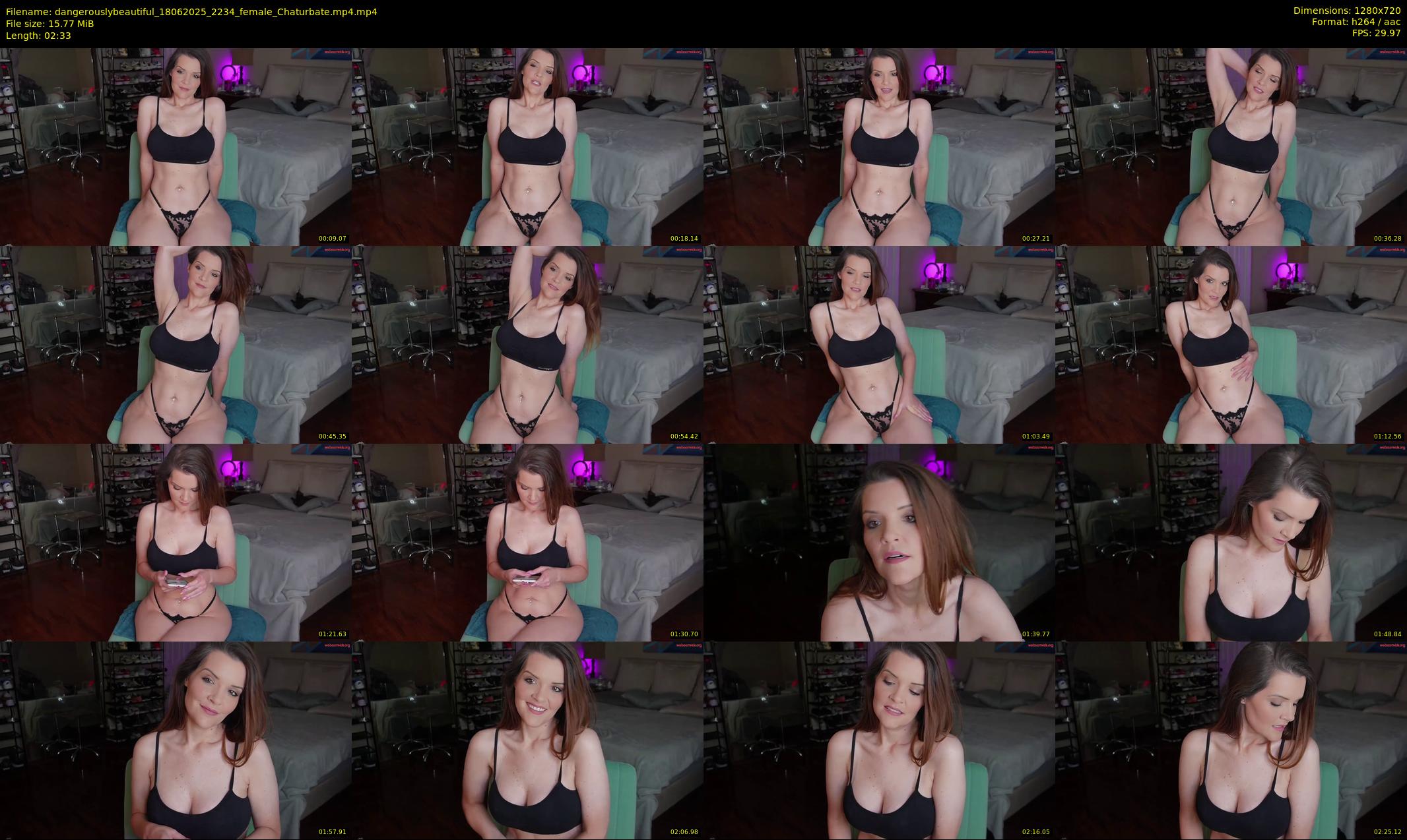 dangerouslybeautiful — 3 minute Chaturbate female cam show recording, 720p, Jun 18, 2025