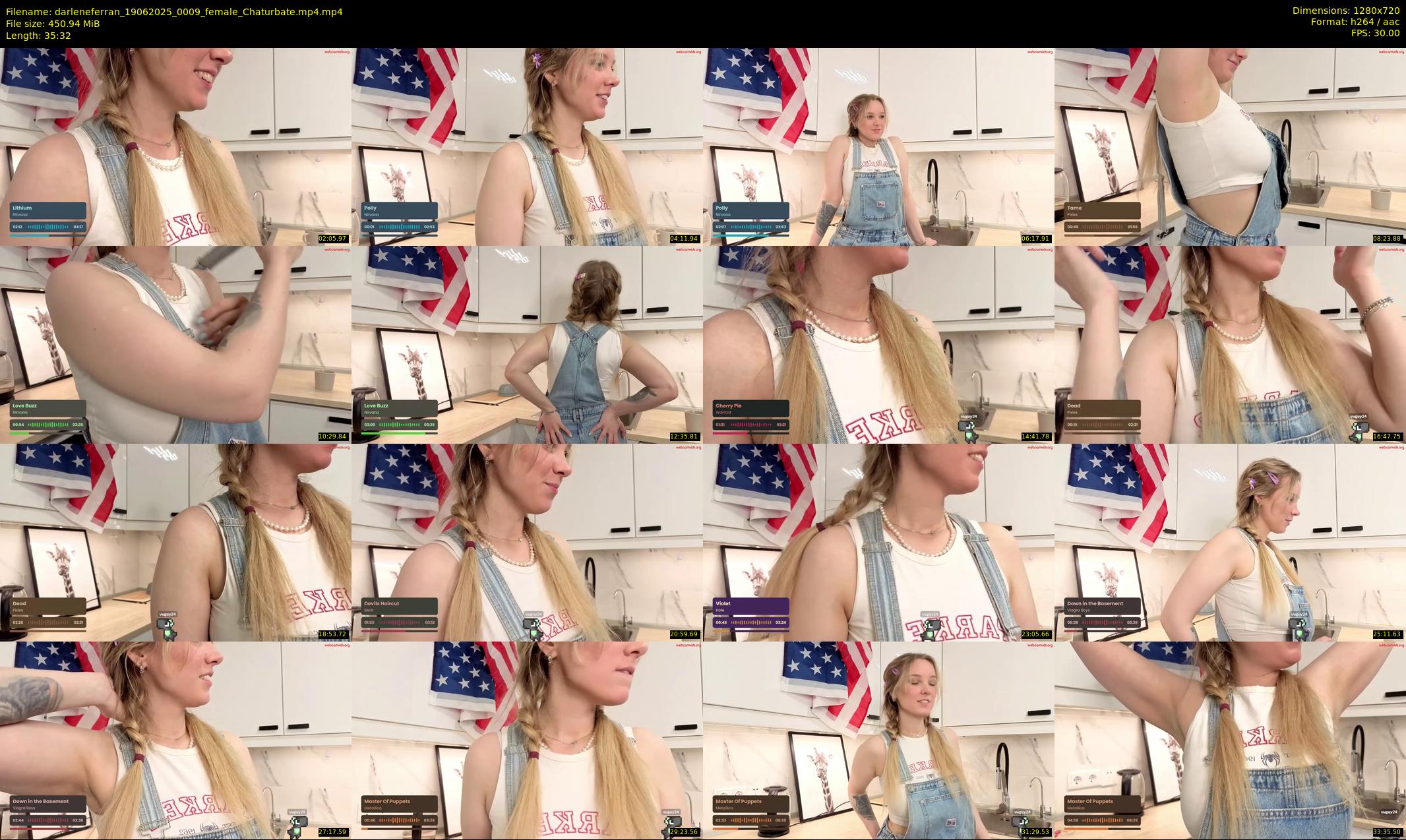 darleneferran — 36 minute Chaturbate female cam show recording, 720p, Jun 19, 2025