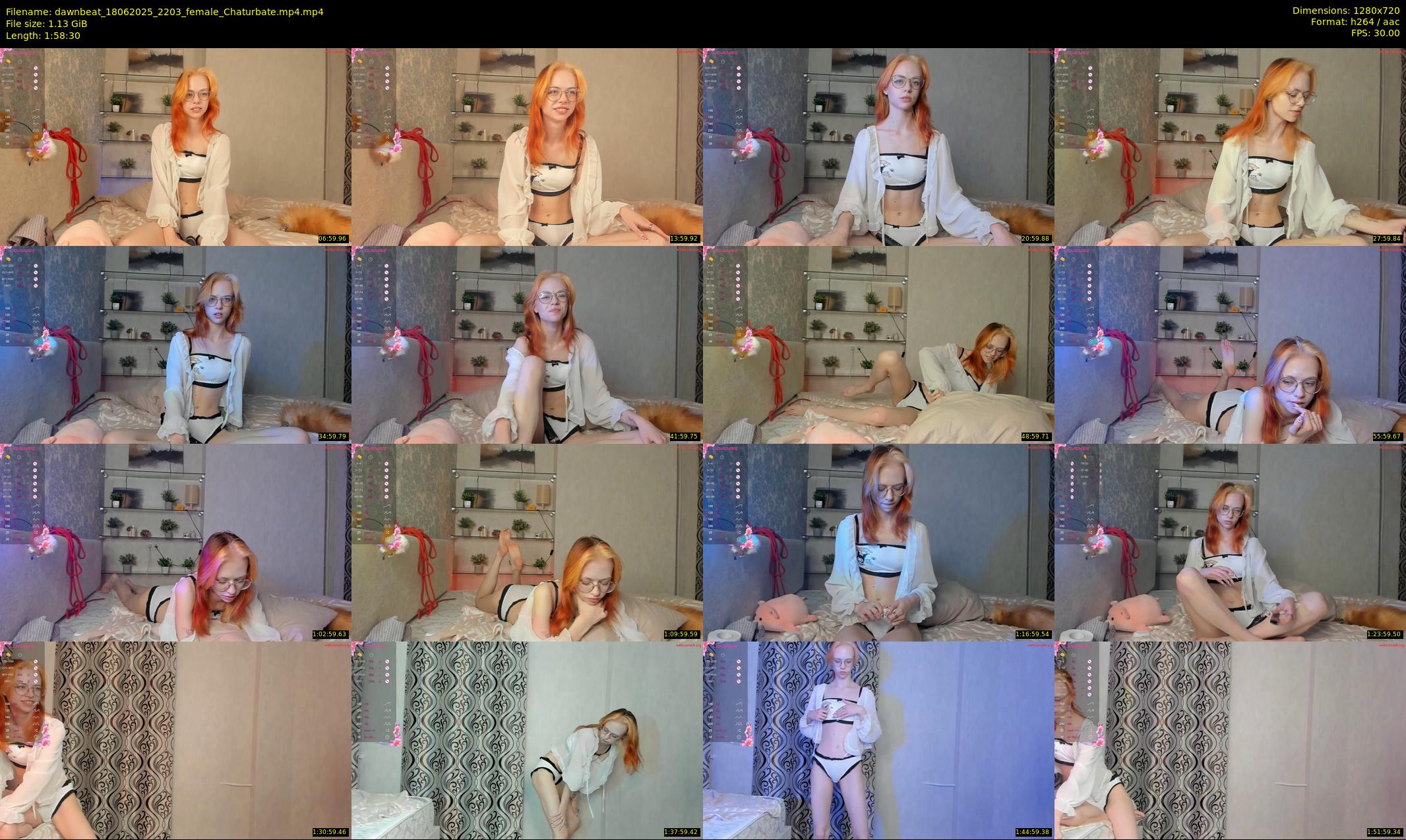 dawnbeat — 119 minute Chaturbate female cam show recording, 720p, Jun 18, 2025