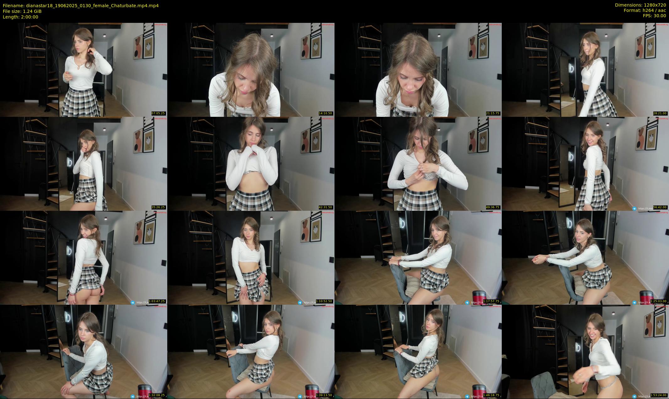 dianastar18 — 120 minute Chaturbate female cam show recording, 720p, Jun 19, 2025
