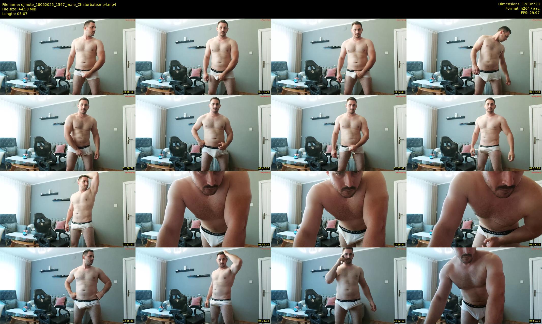 djmute — 6 minute Chaturbate male cam show recording, 720p, Jun 18, 2025