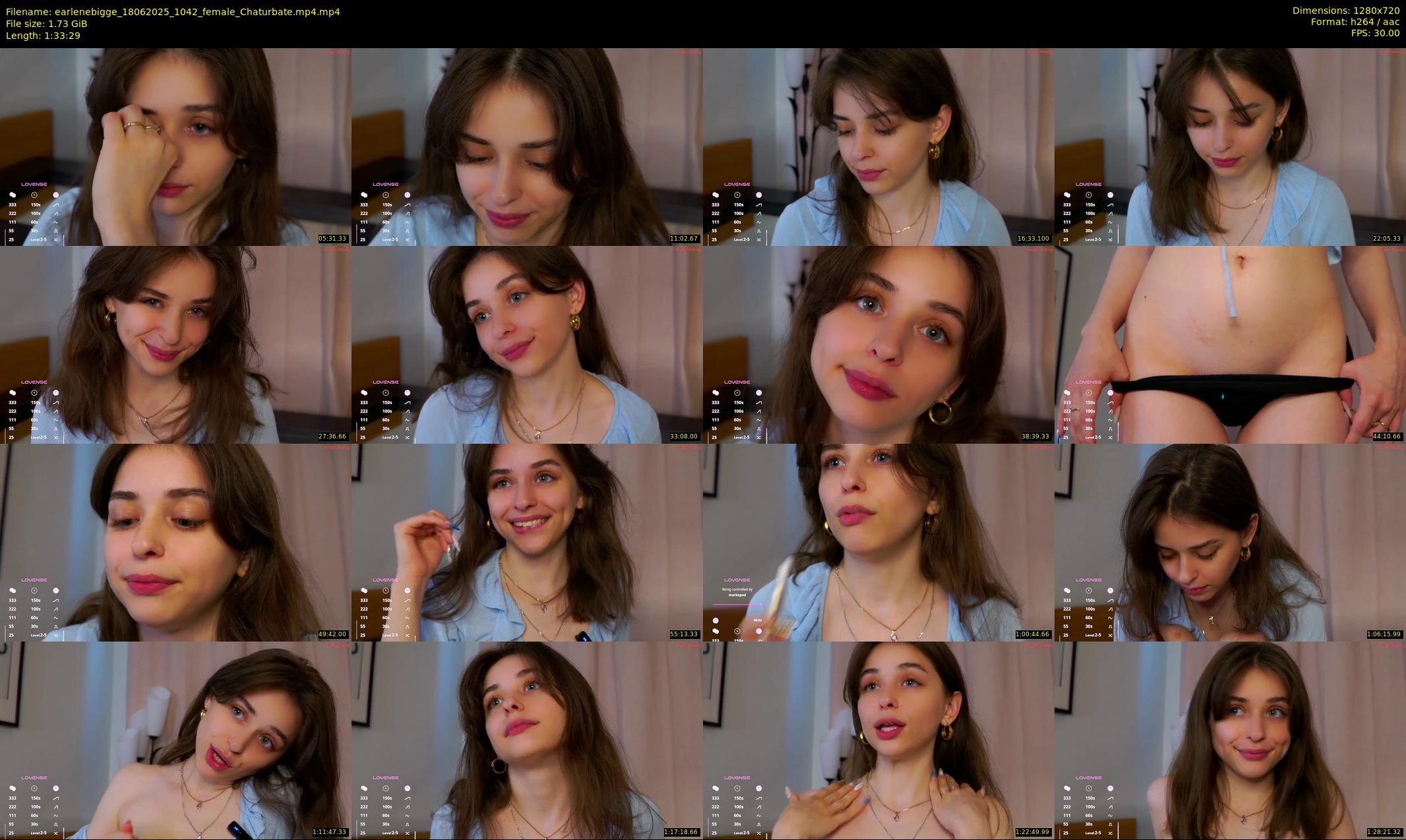 earlenebigge — 94 minute Chaturbate female cam show recording, 720p, Jun 18, 2025