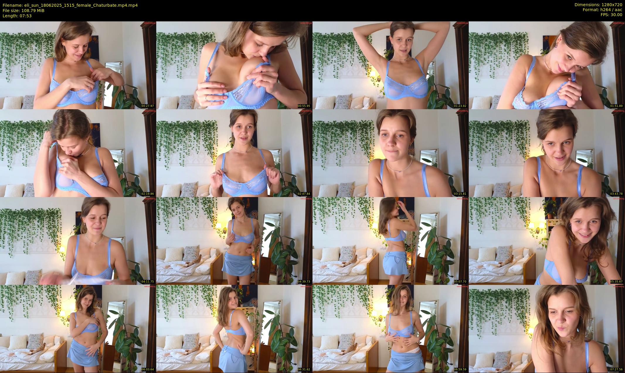 eli_sun — 8 minute Chaturbate female cam show recording, 720p, Jun 18, 2025