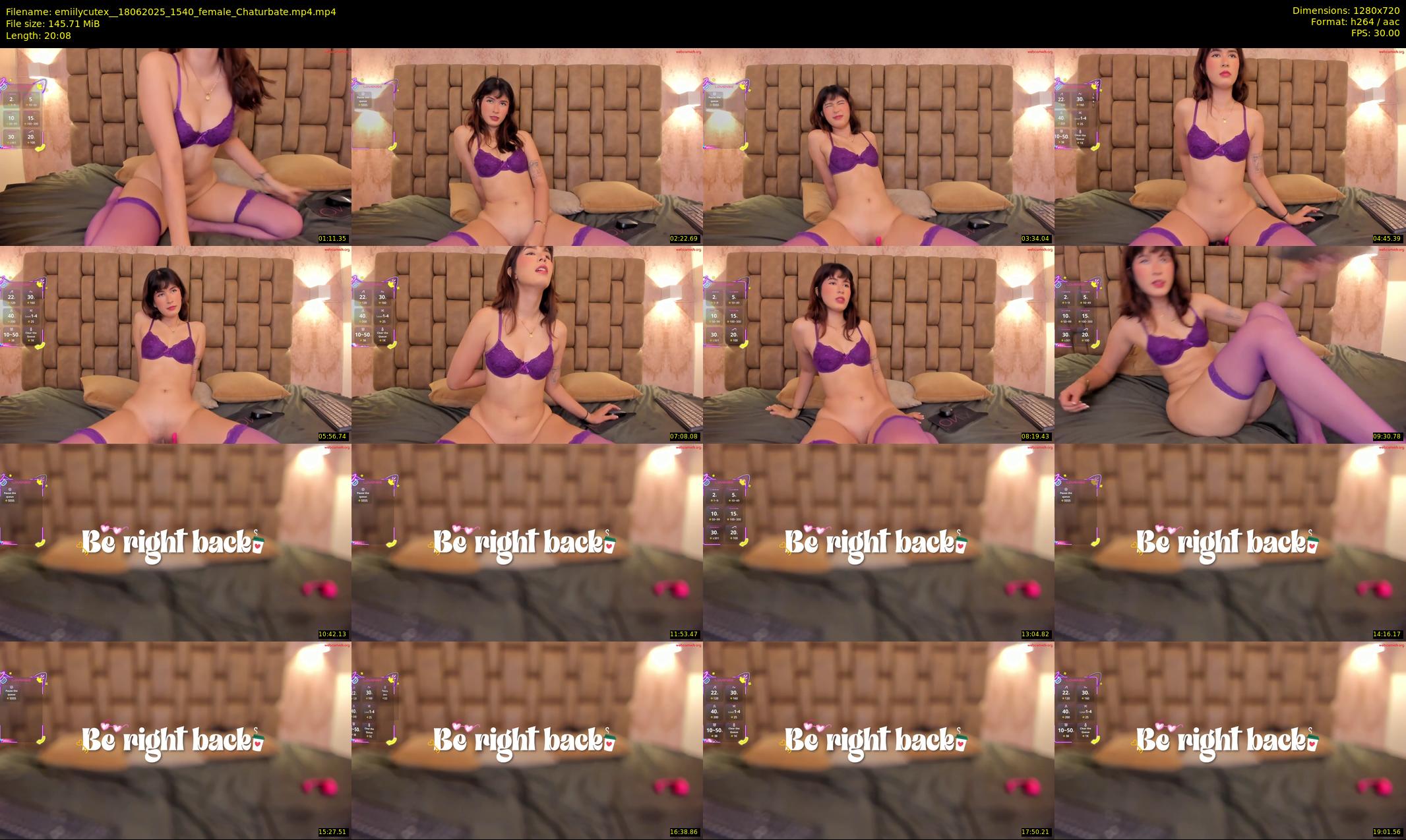 emiilycutex_ — 21 minute Chaturbate female cam show recording, 720p, Jun 18, 2025