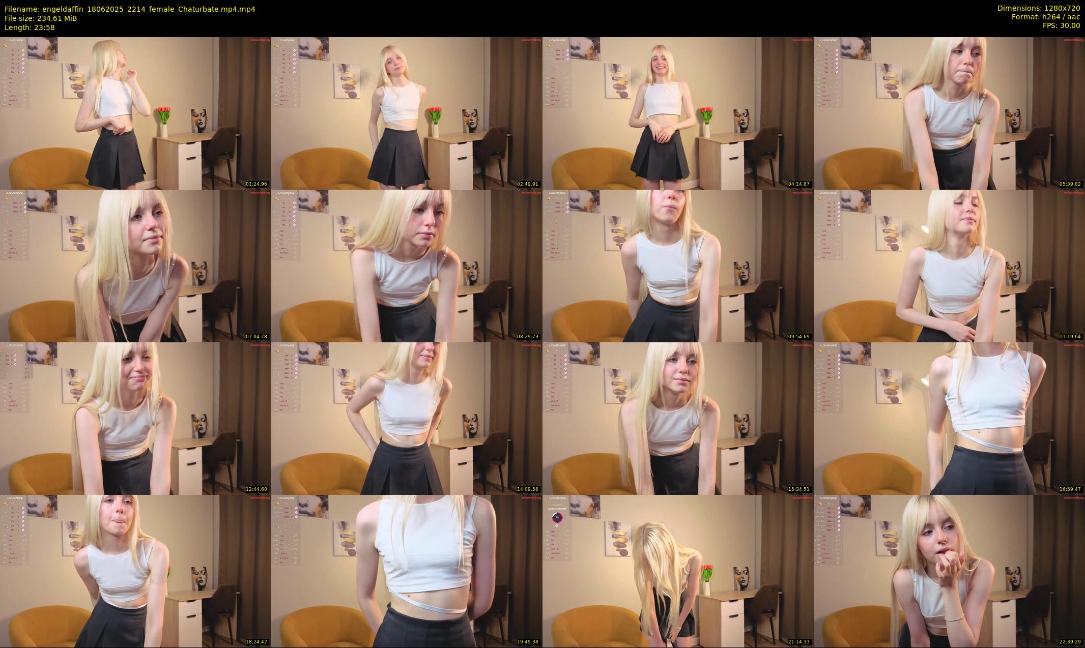engeldaffin — 24 minute Chaturbate female cam show recording, 720p, Jun 18, 2025