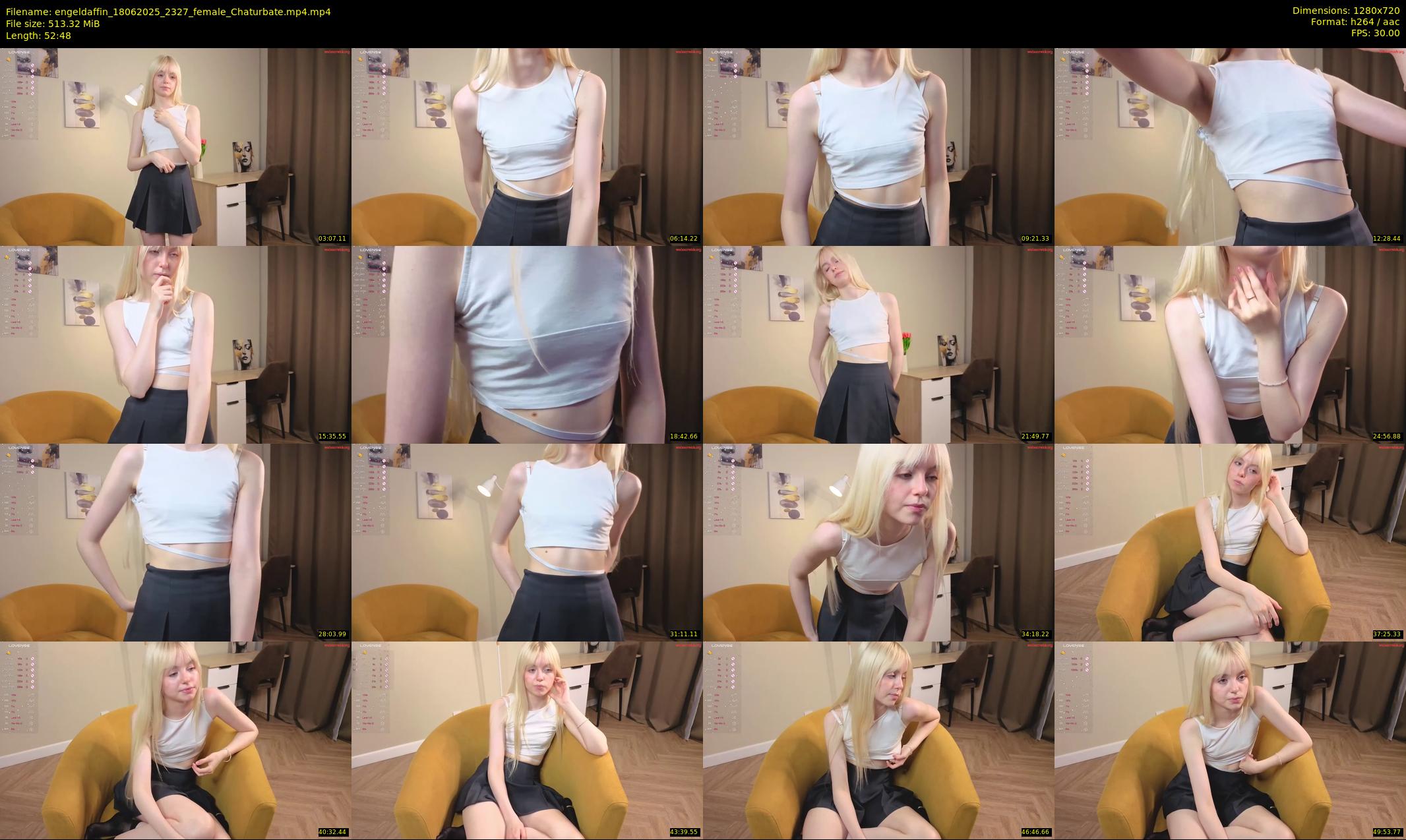 engeldaffin — 53 minute Chaturbate female cam show recording, 720p, Jun 18, 2025