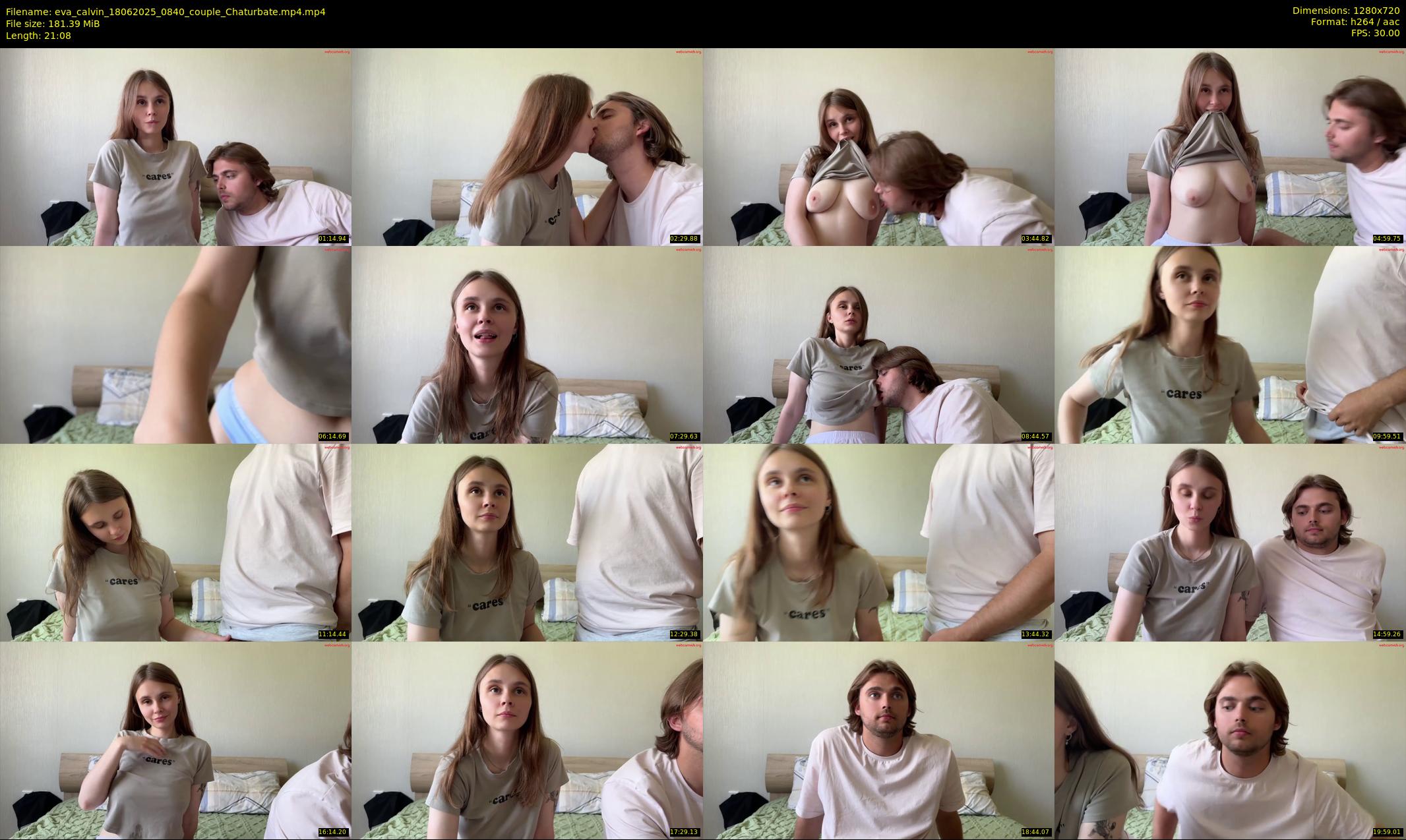 eva_calvin — 22 minute Chaturbate couple cam show recording, 720p, Jun 18, 2025