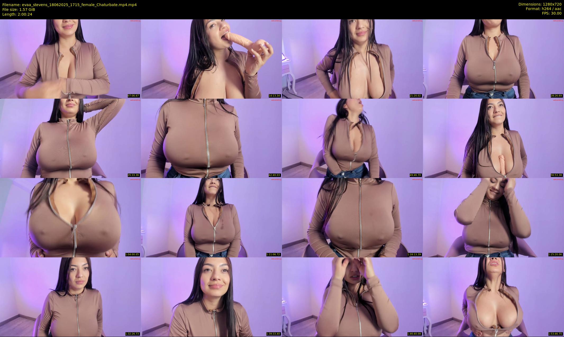 evaa_stevens — 121 minute Chaturbate female cam show recording, 720p, Jun 18, 2025