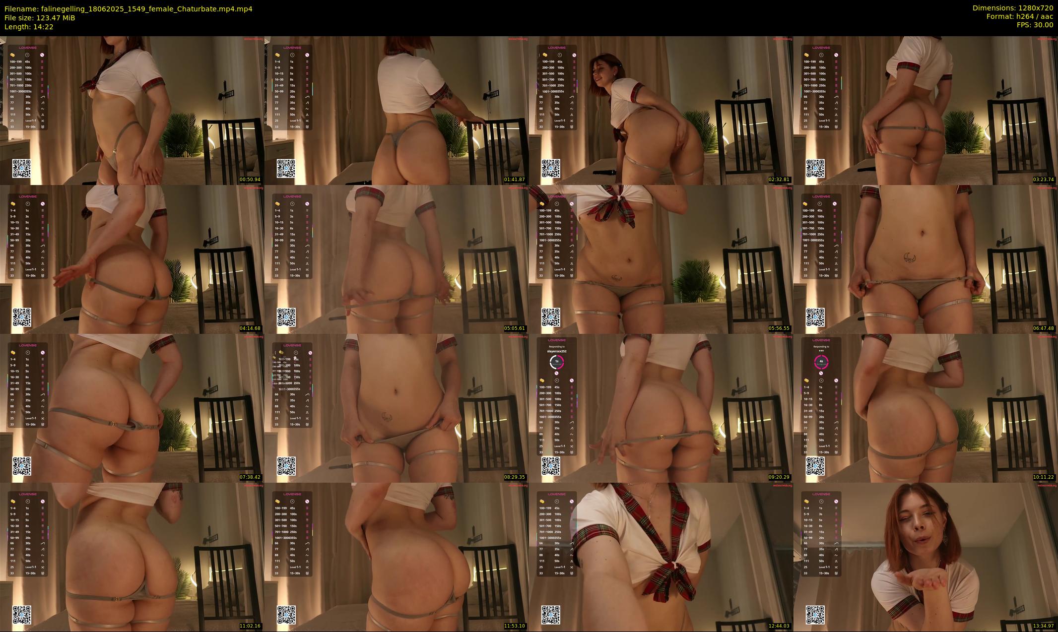falinegelling — 15 minute Chaturbate female cam show recording, 720p, Jun 18, 2025