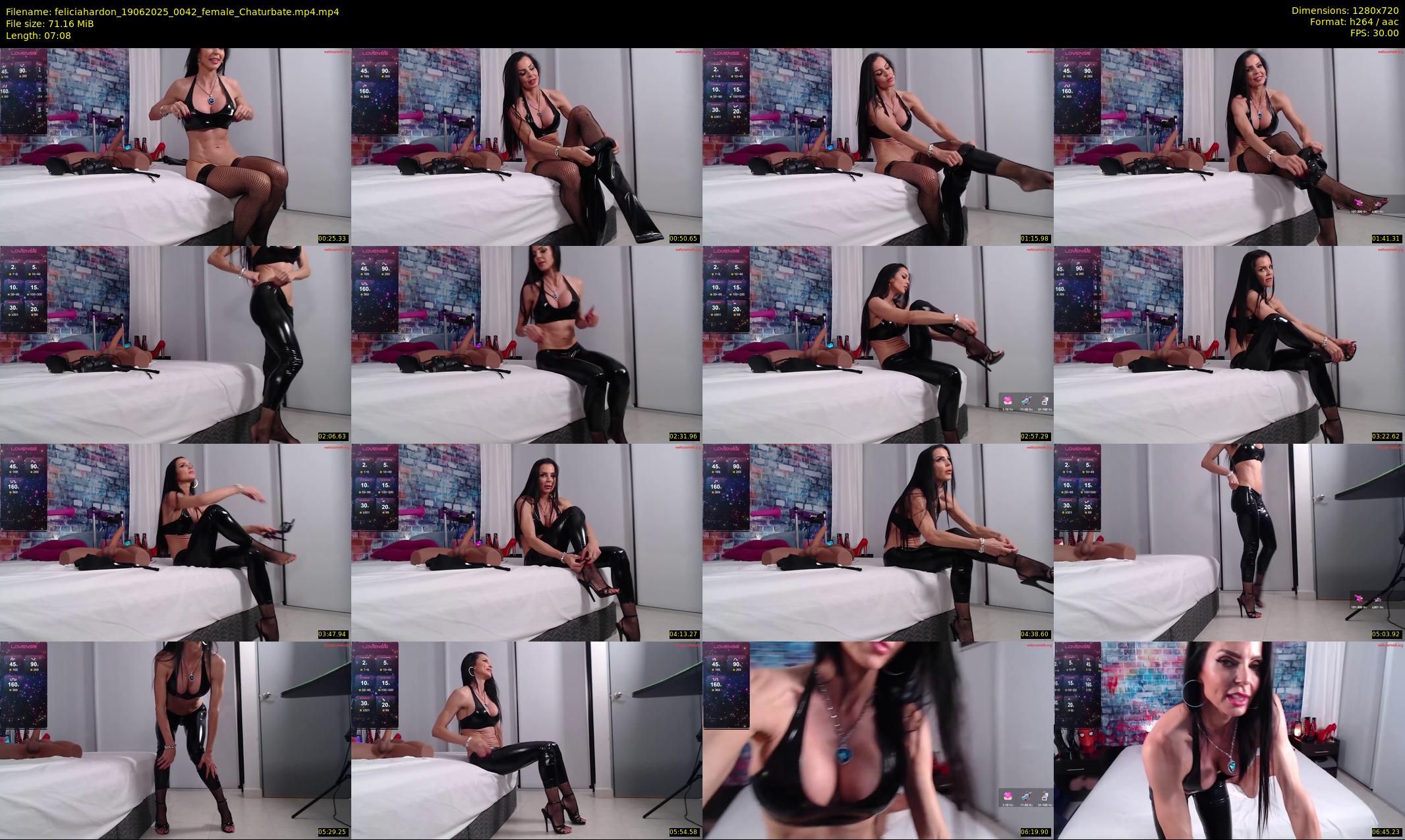 feliciahardon — 8 minute Chaturbate female cam show recording, 720p, Jun 19, 2025