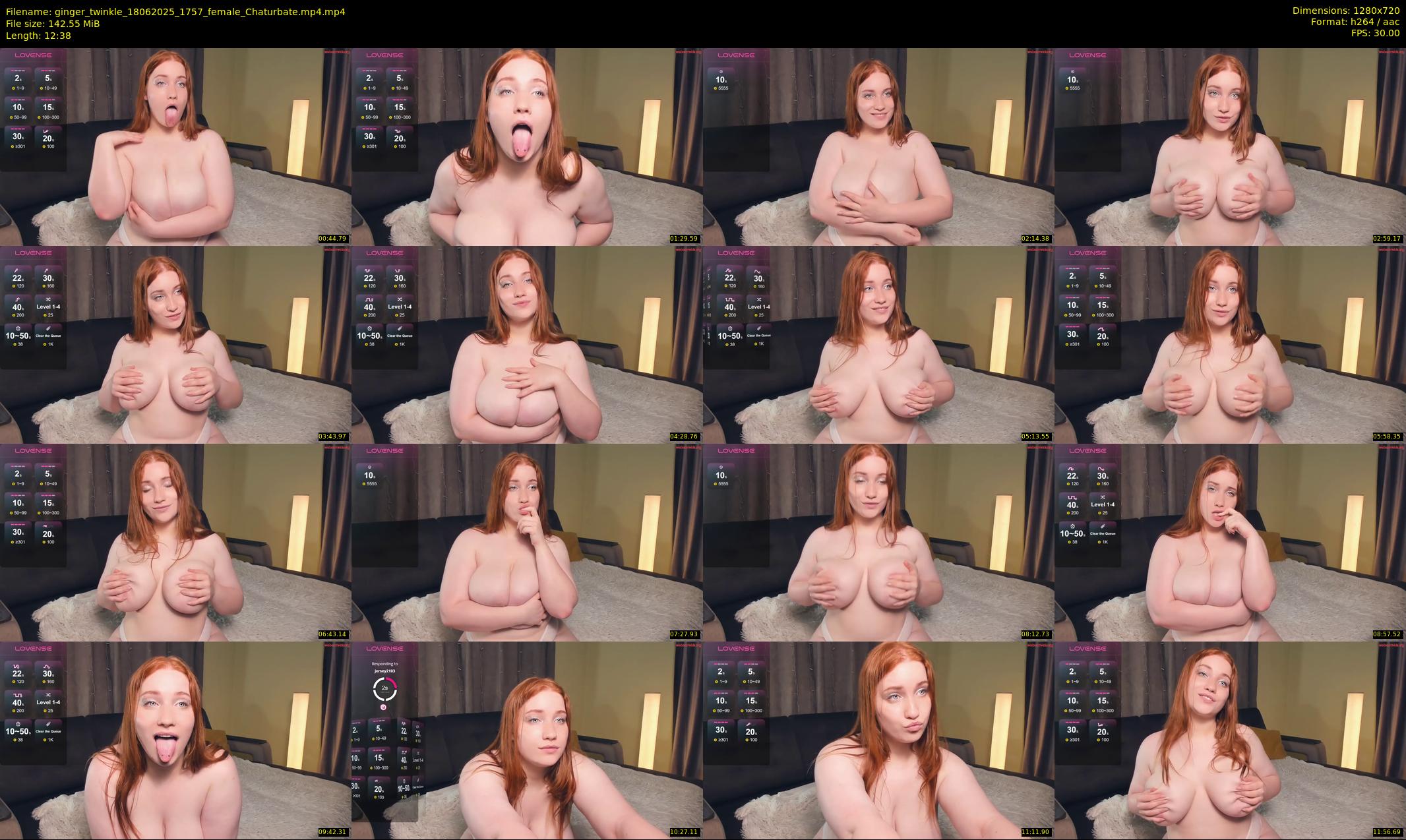 ginger_twinkle — 13 minute Chaturbate female cam show recording, 720p, Jun 18, 2025