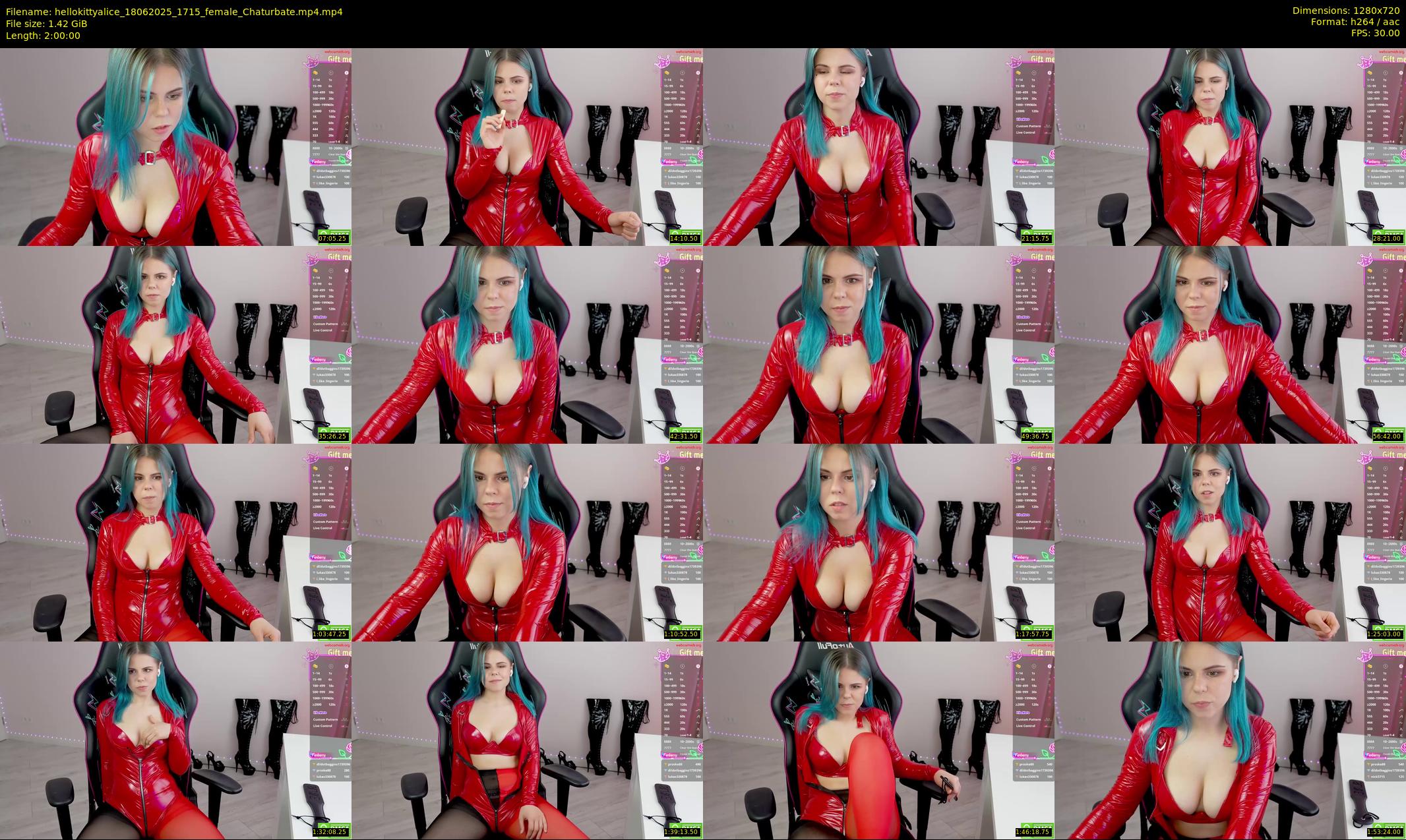 hellokittyalice — 120 minute Chaturbate female cam show recording, 720p, Jun 18, 2025