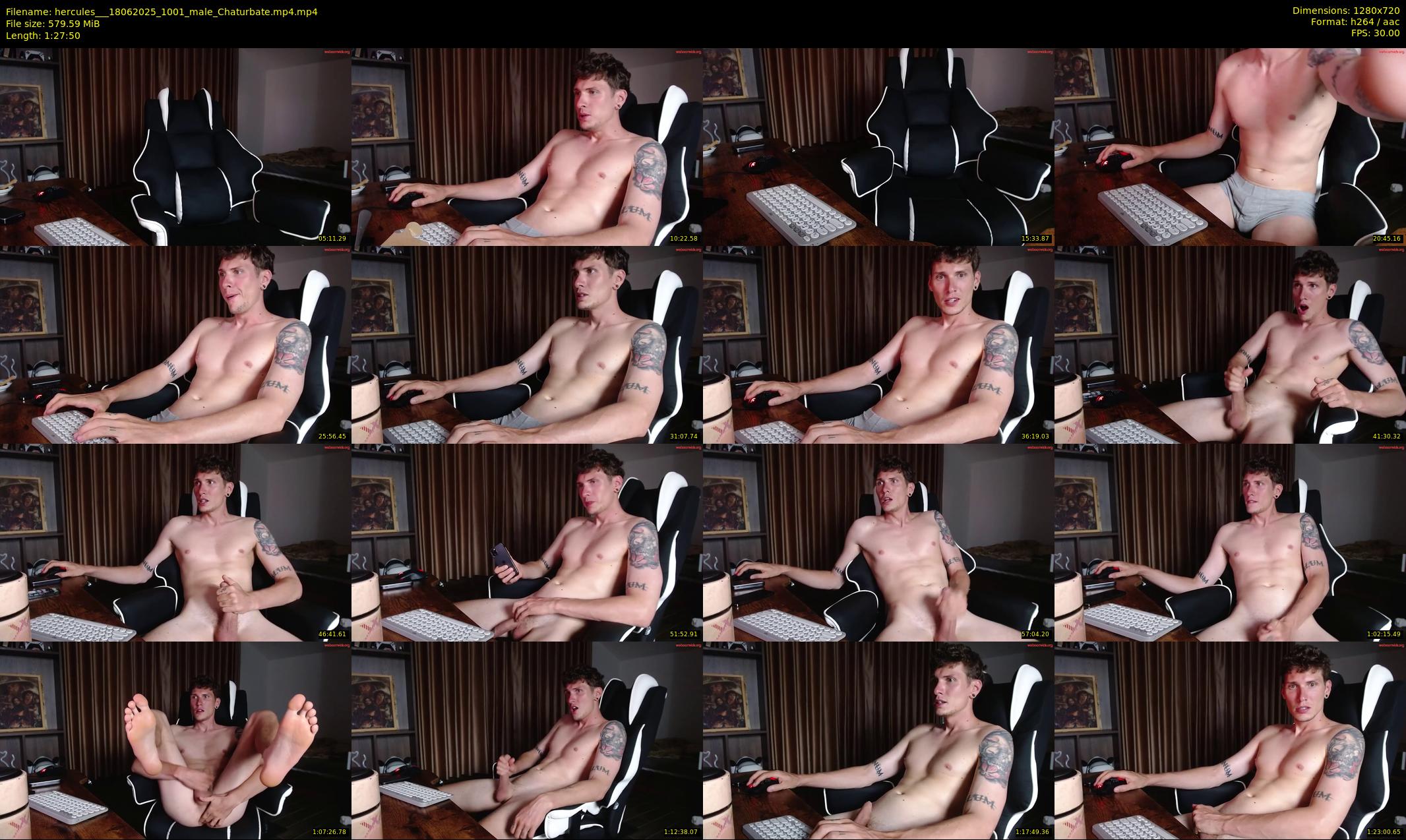 hercules__ — 88 minute Chaturbate male cam show recording, 720p, Jun 18, 2025