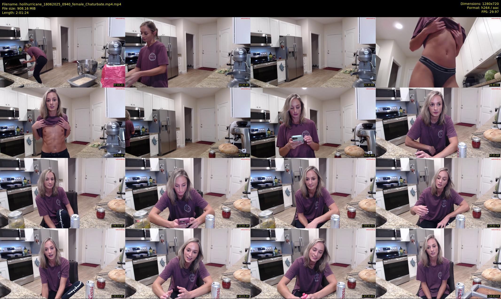 holihurricane — 122 minute Chaturbate female cam show recording, 720p, Jun 18, 2025