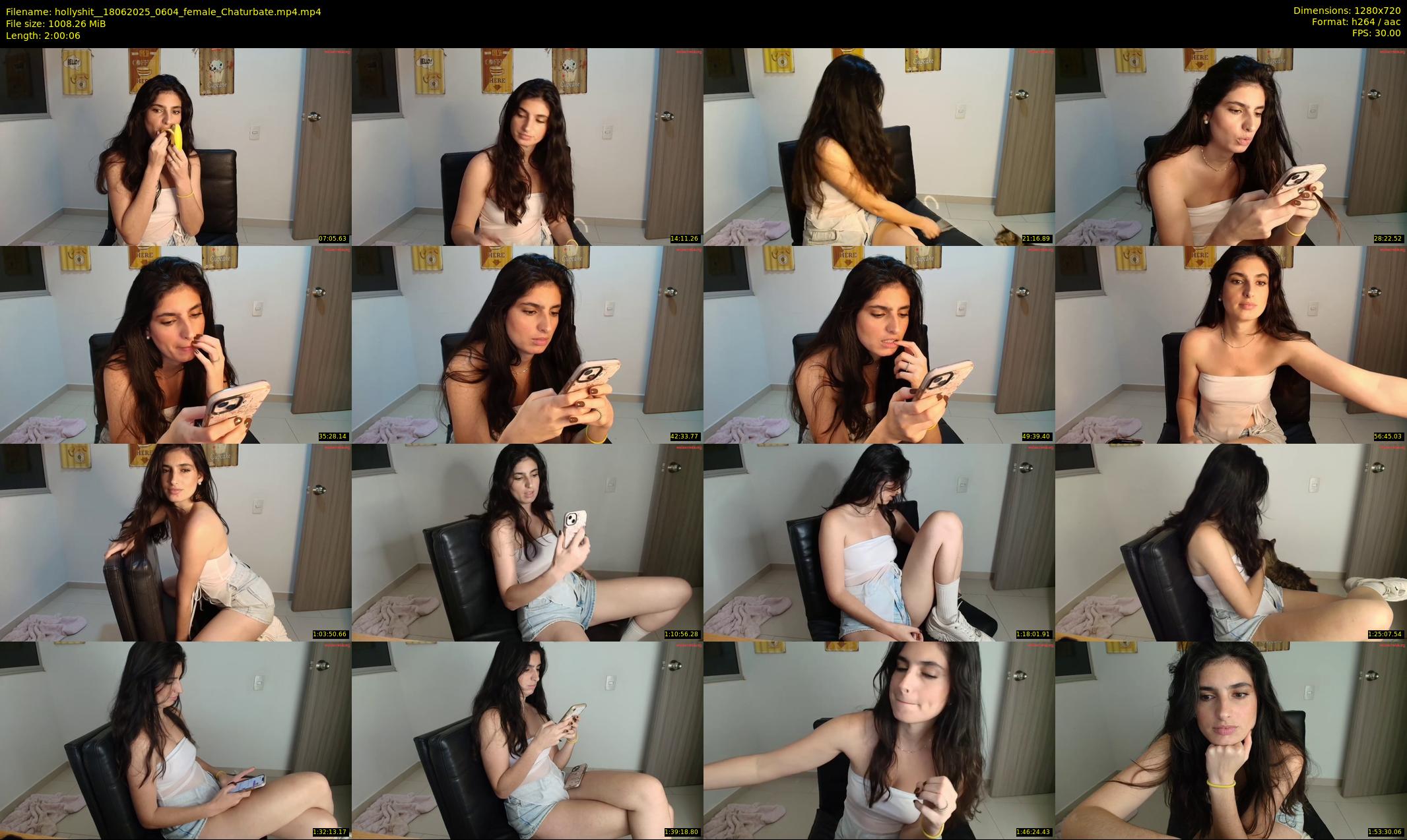 hollyshit_ — 121 minute Chaturbate female cam show recording, 720p, Jun 18, 2025
