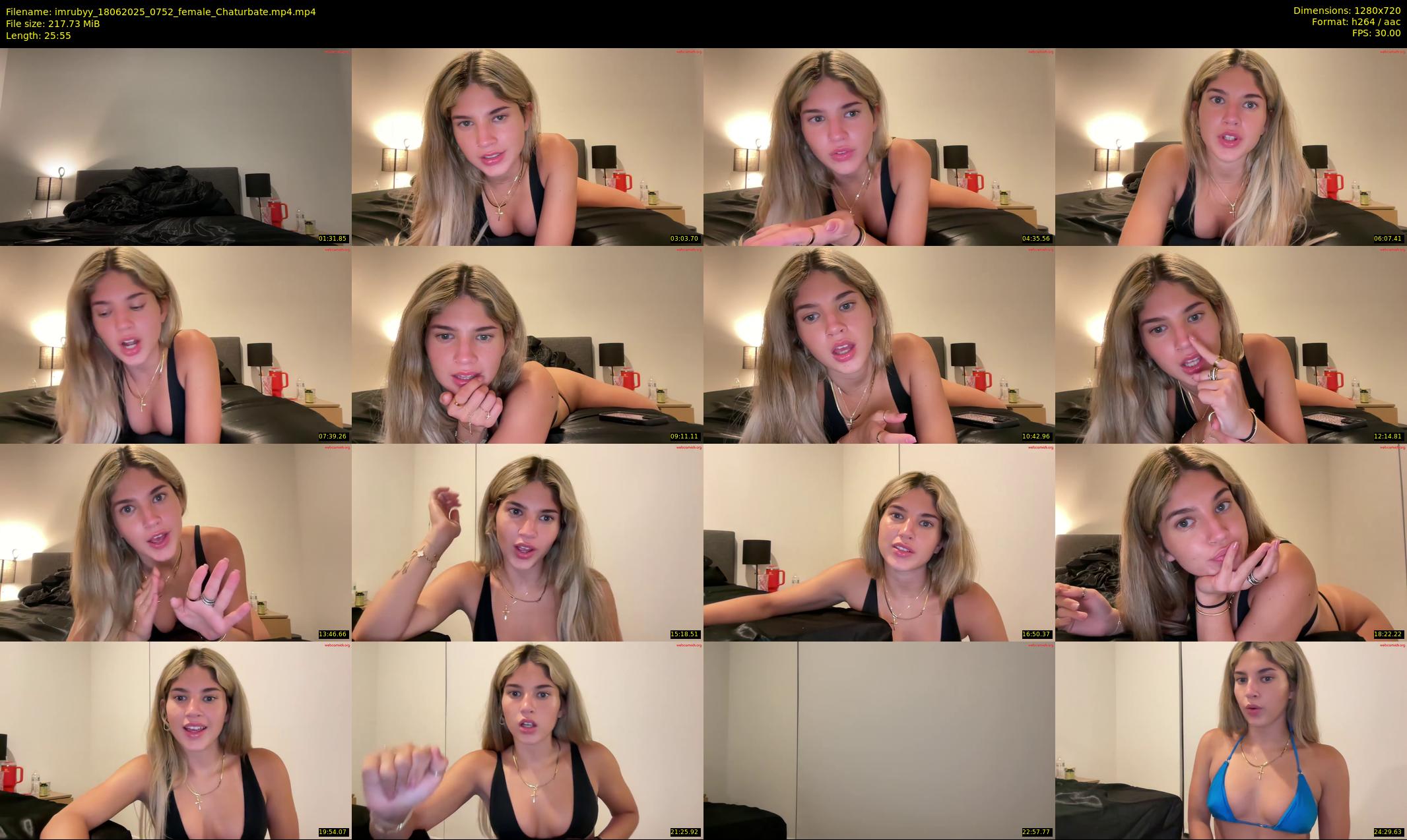 imrubyy — 26 minute Chaturbate female cam show recording, 720p, Jun 18, 2025