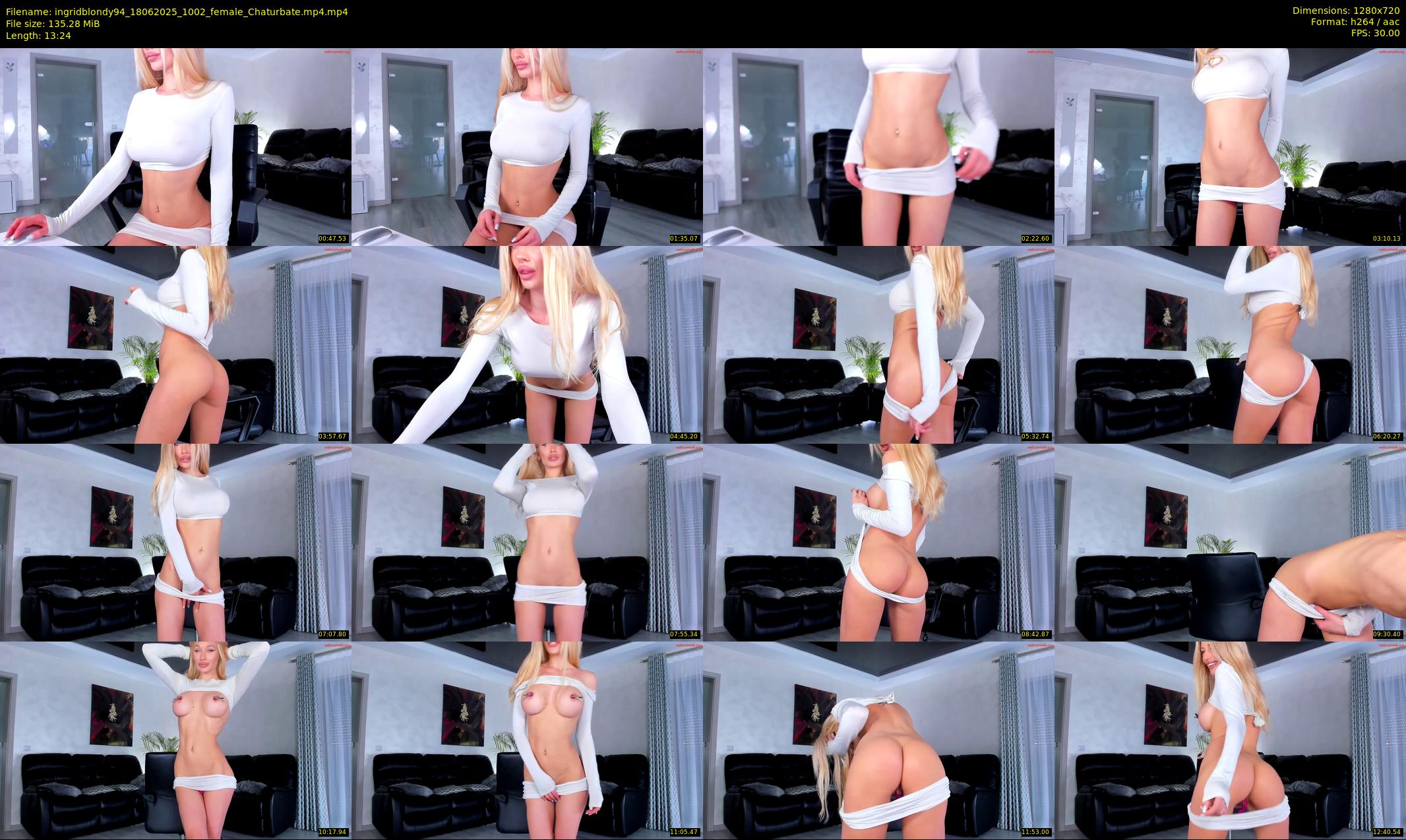 ingridblondy94 — 14 minute Chaturbate female cam show recording, 720p, Jun 18, 2025