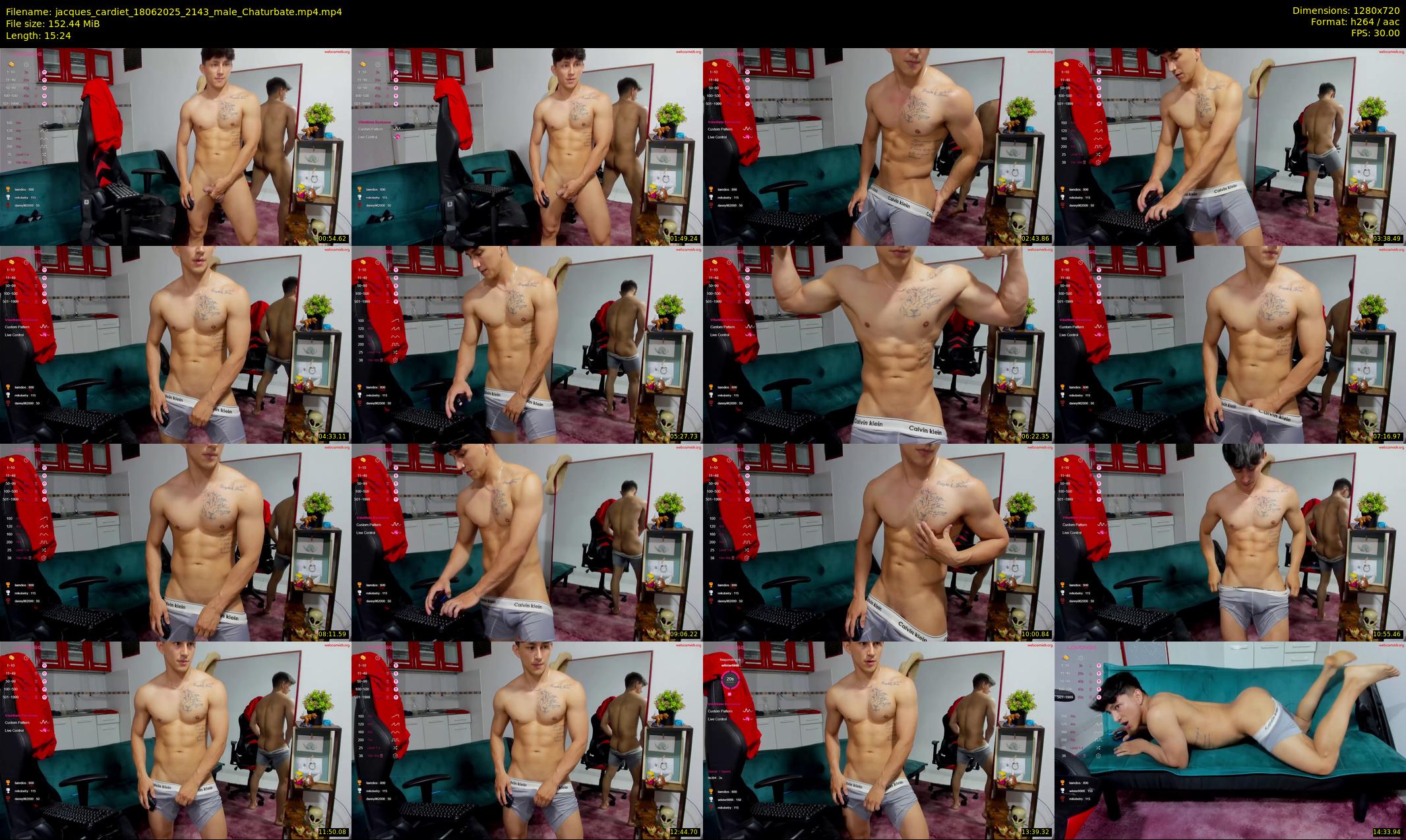 jacques_cardiet — 16 minute Chaturbate male cam show recording, 720p, Jun 18, 2025