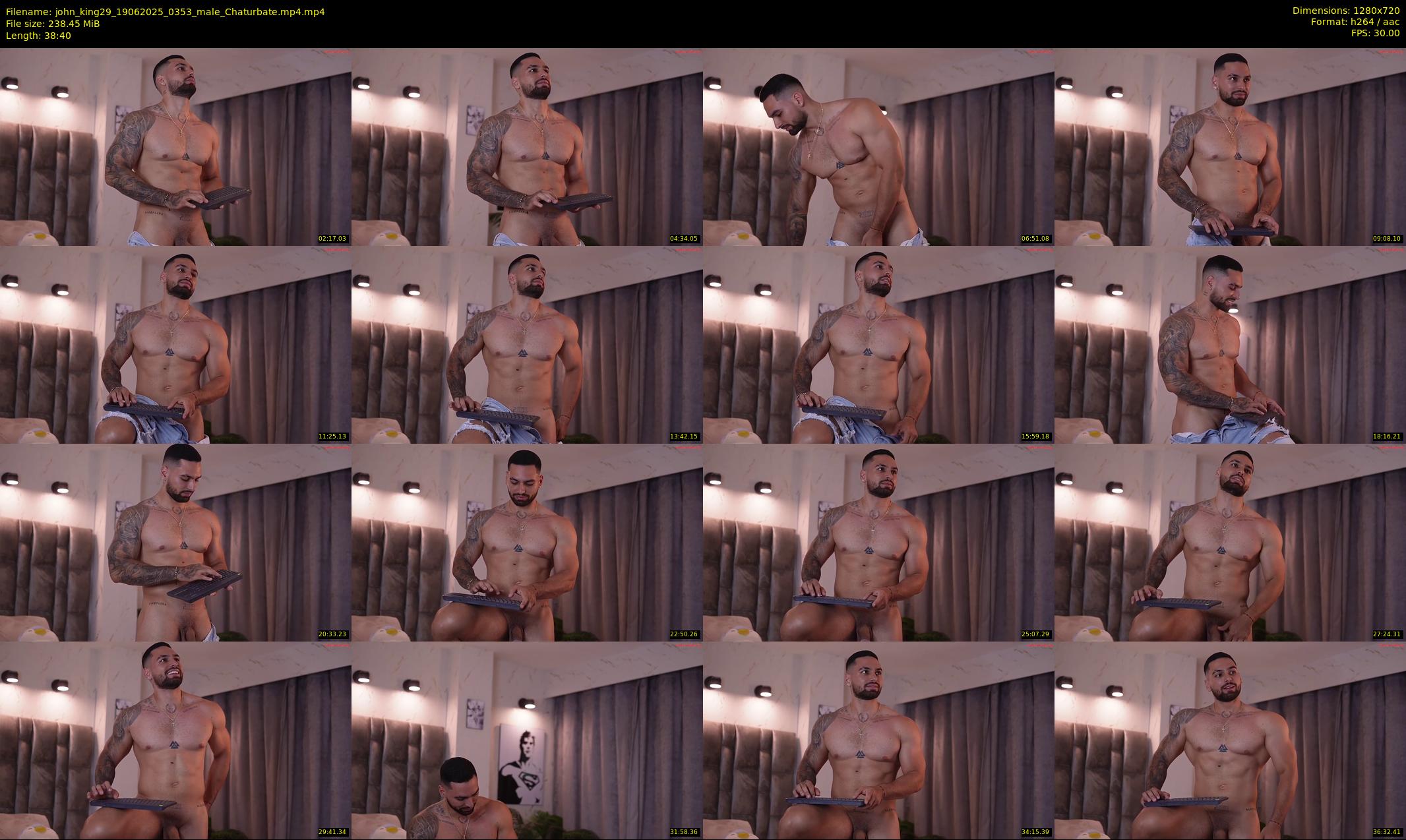 john_king29 — 39 minute Chaturbate male cam show recording, 720p, Jun 19, 2025