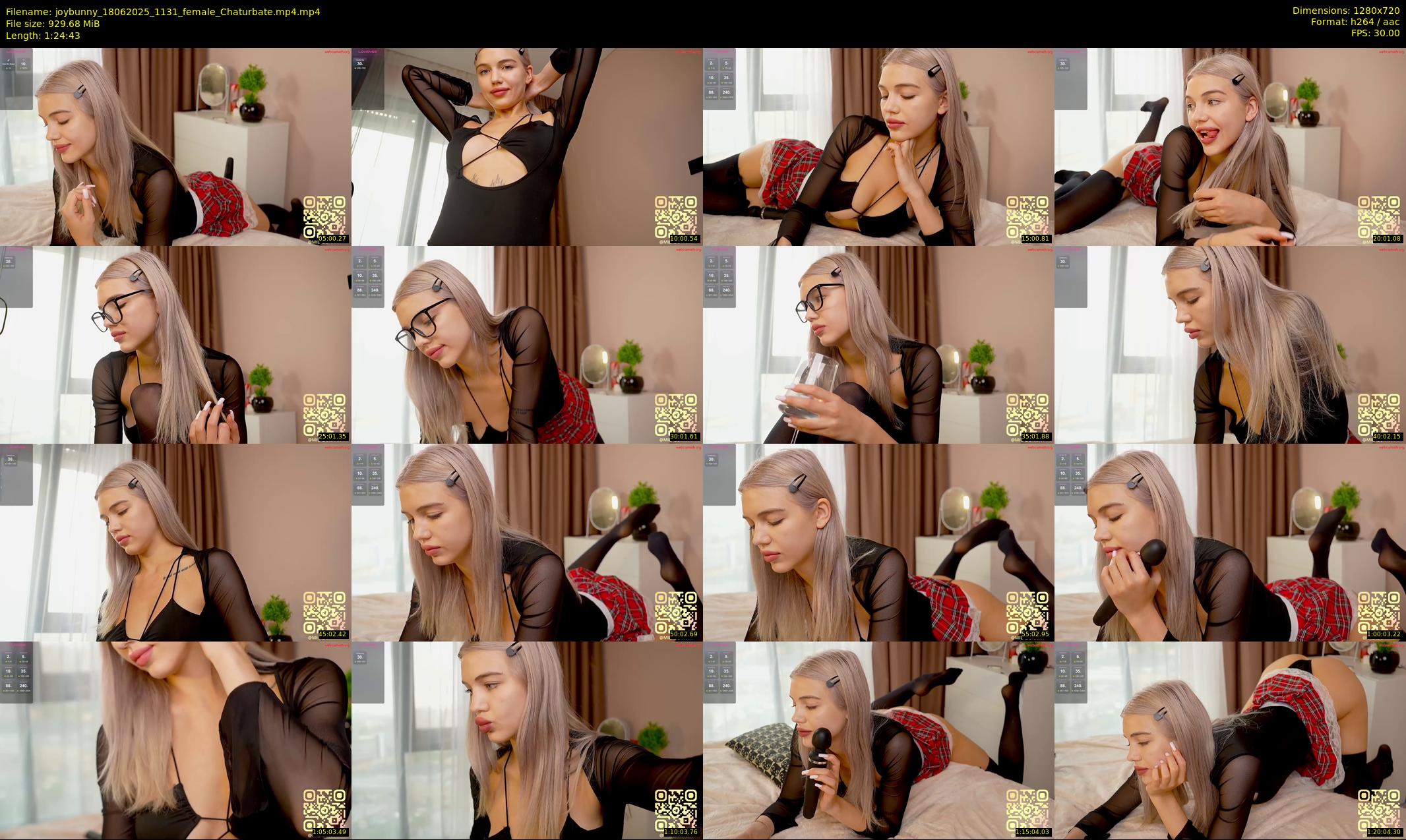 joybunny — 85 minute Chaturbate female cam show recording, 720p, Jun 18, 2025
