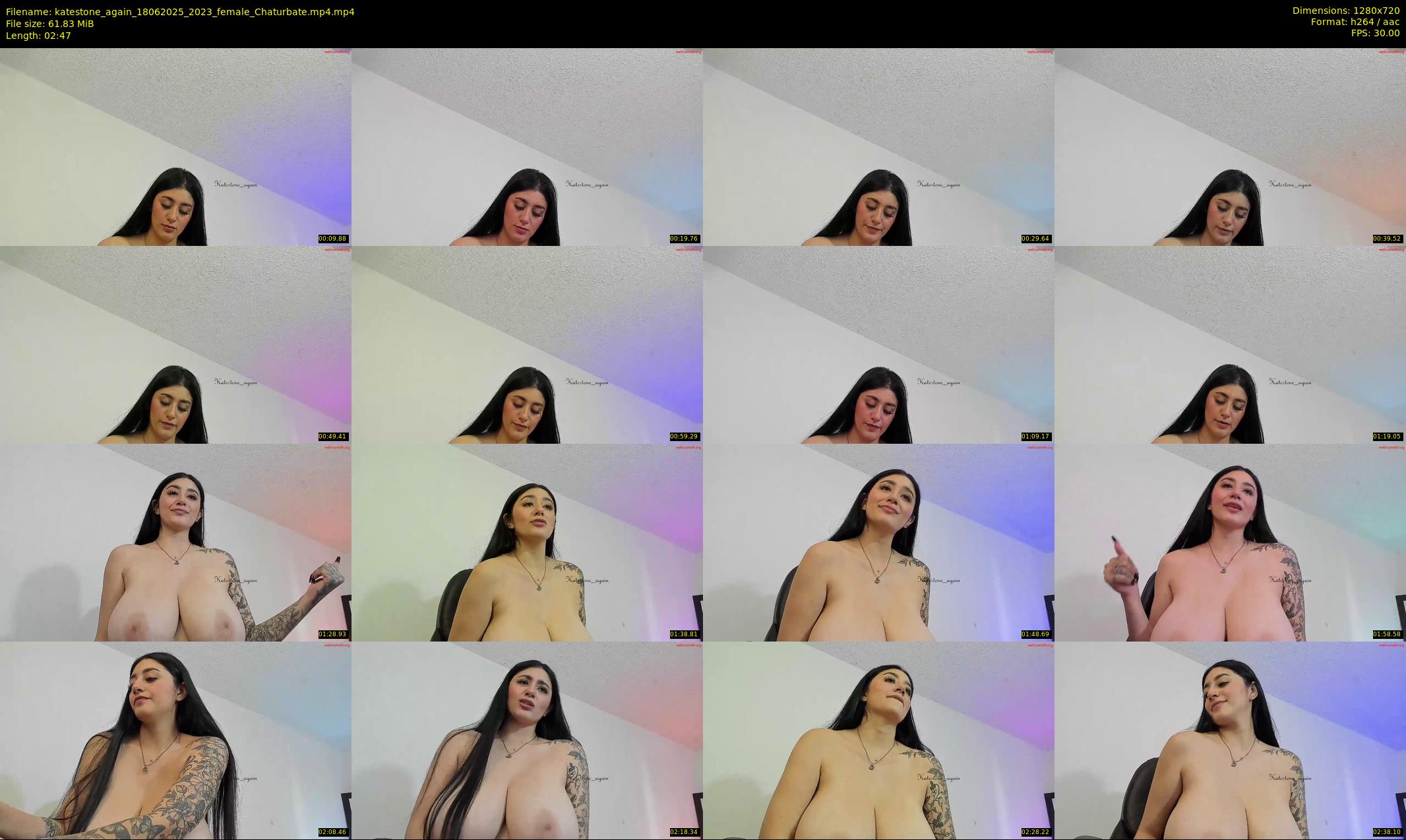 katestone_again — 3 minute Chaturbate female cam show recording, 720p, Jun 18, 2025