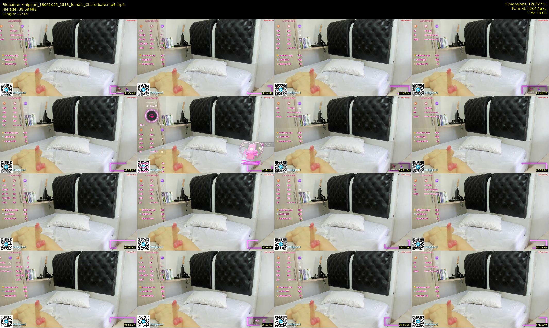 kmipearl — 8 minute Chaturbate female cam show recording, 720p, Jun 18, 2025