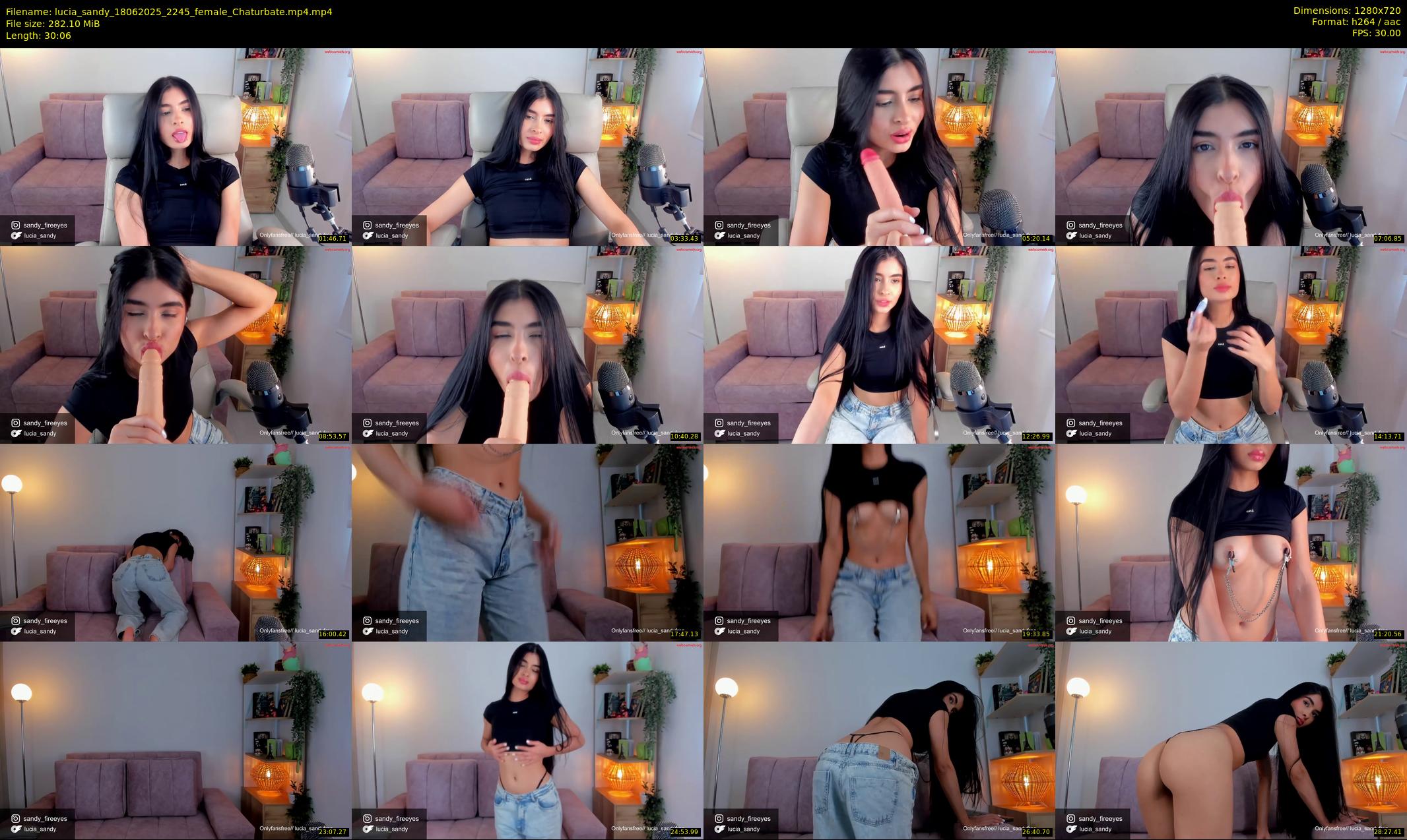 lucia_sandy — 31 minute Chaturbate female cam show recording, 720p, Jun 18, 2025