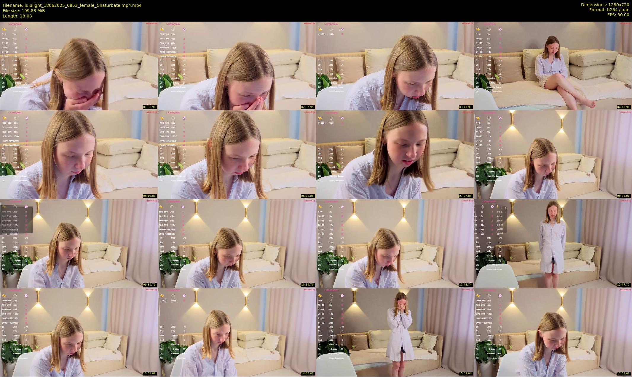 lululight — 19 minute Chaturbate female cam show recording, 720p, Jun 18, 2025