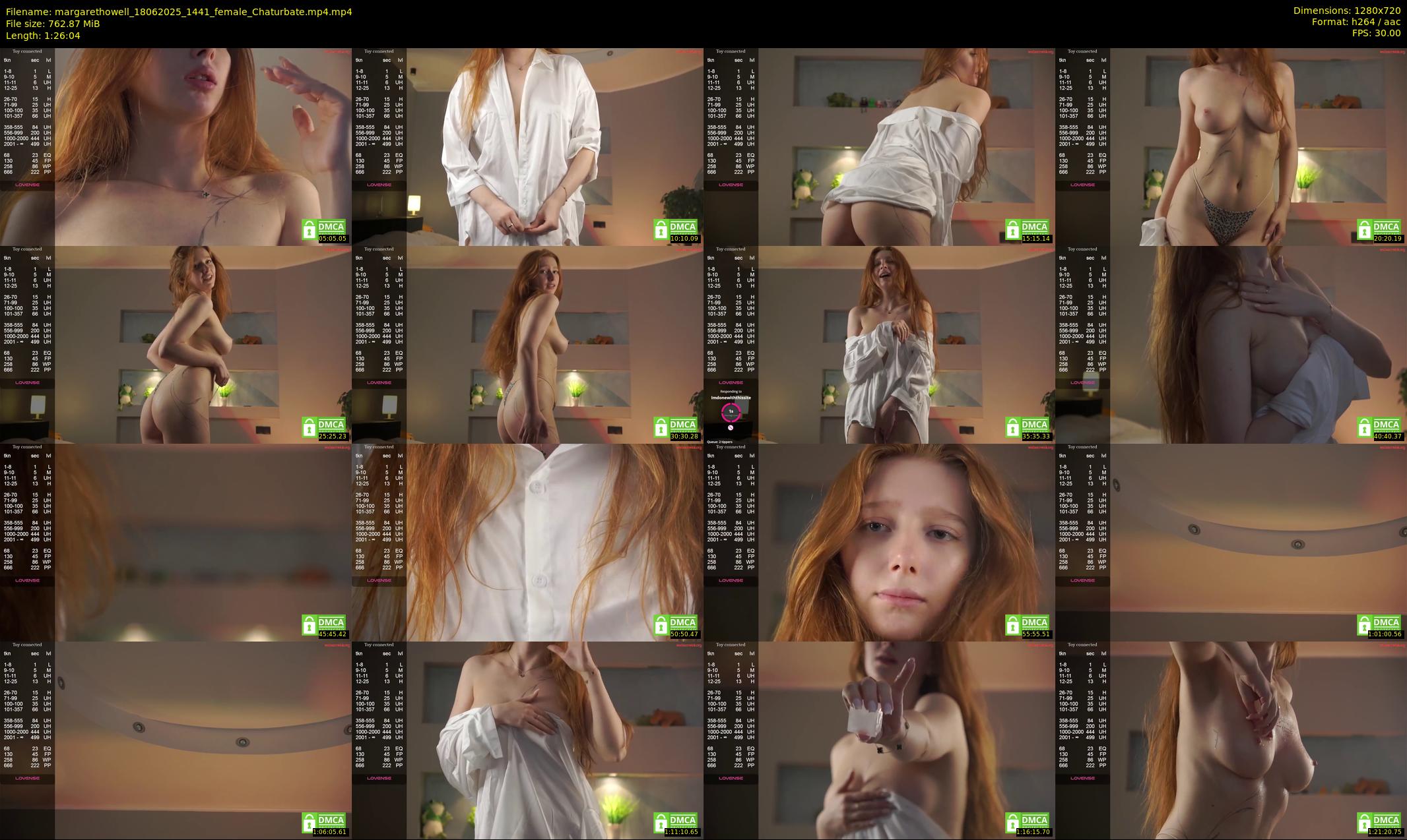 margarethowell — 87 minute Chaturbate female cam show recording, 720p, Jun 18, 2025