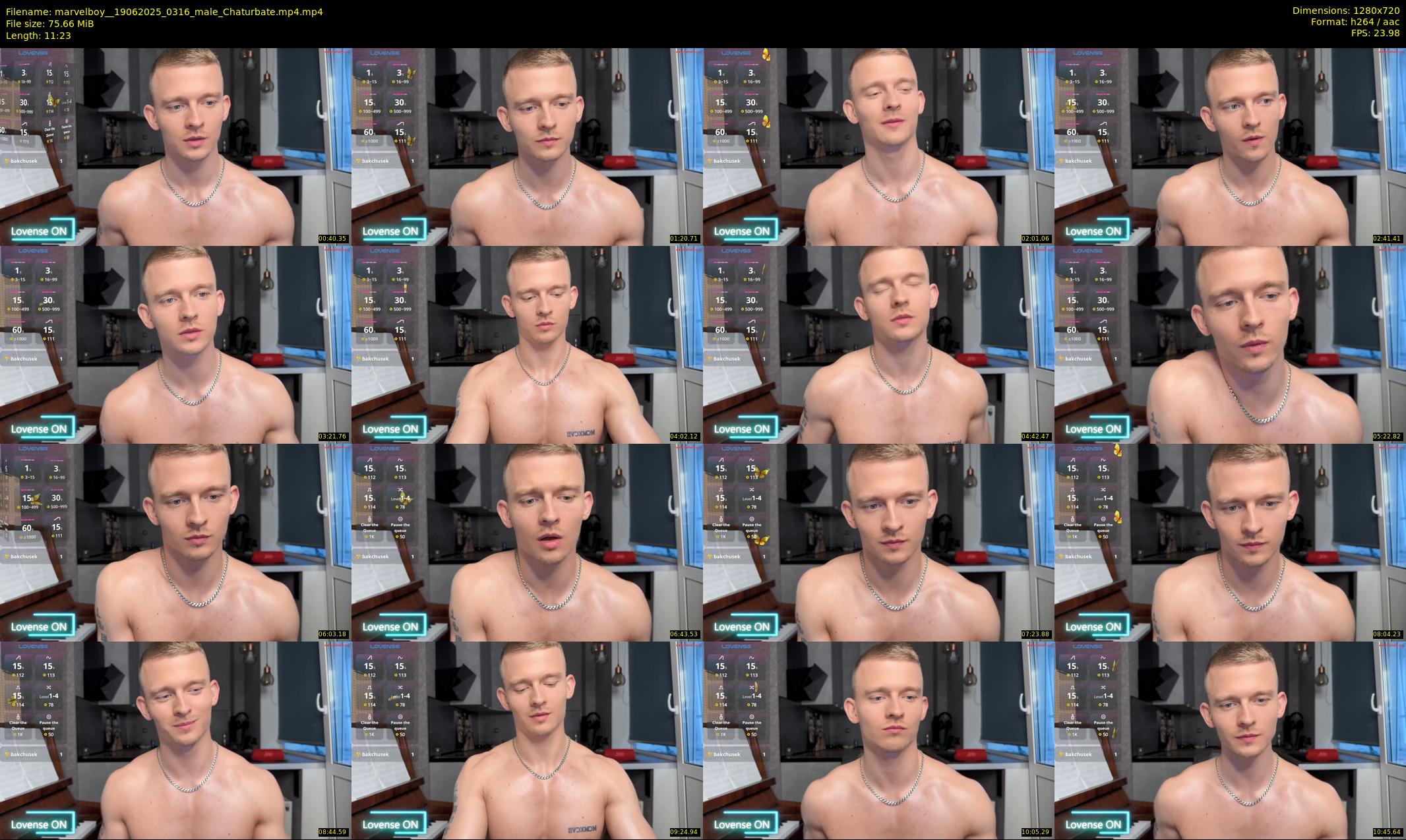 marvelboy_ — 12 minute Chaturbate male cam show recording, 720p, Jun 19, 2025