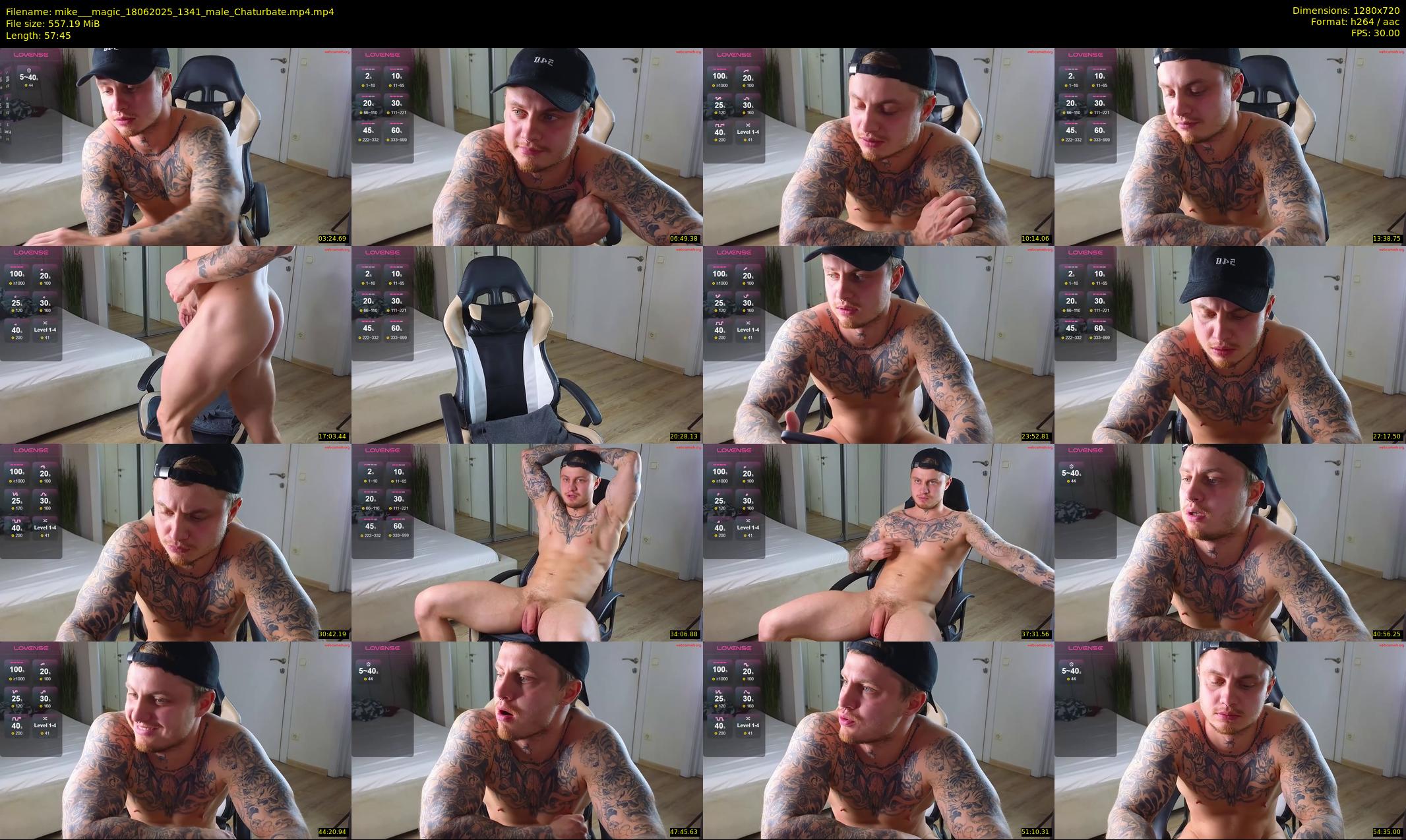 mike___magic — 58 minute Chaturbate male cam show recording, 720p, Jun 18, 2025