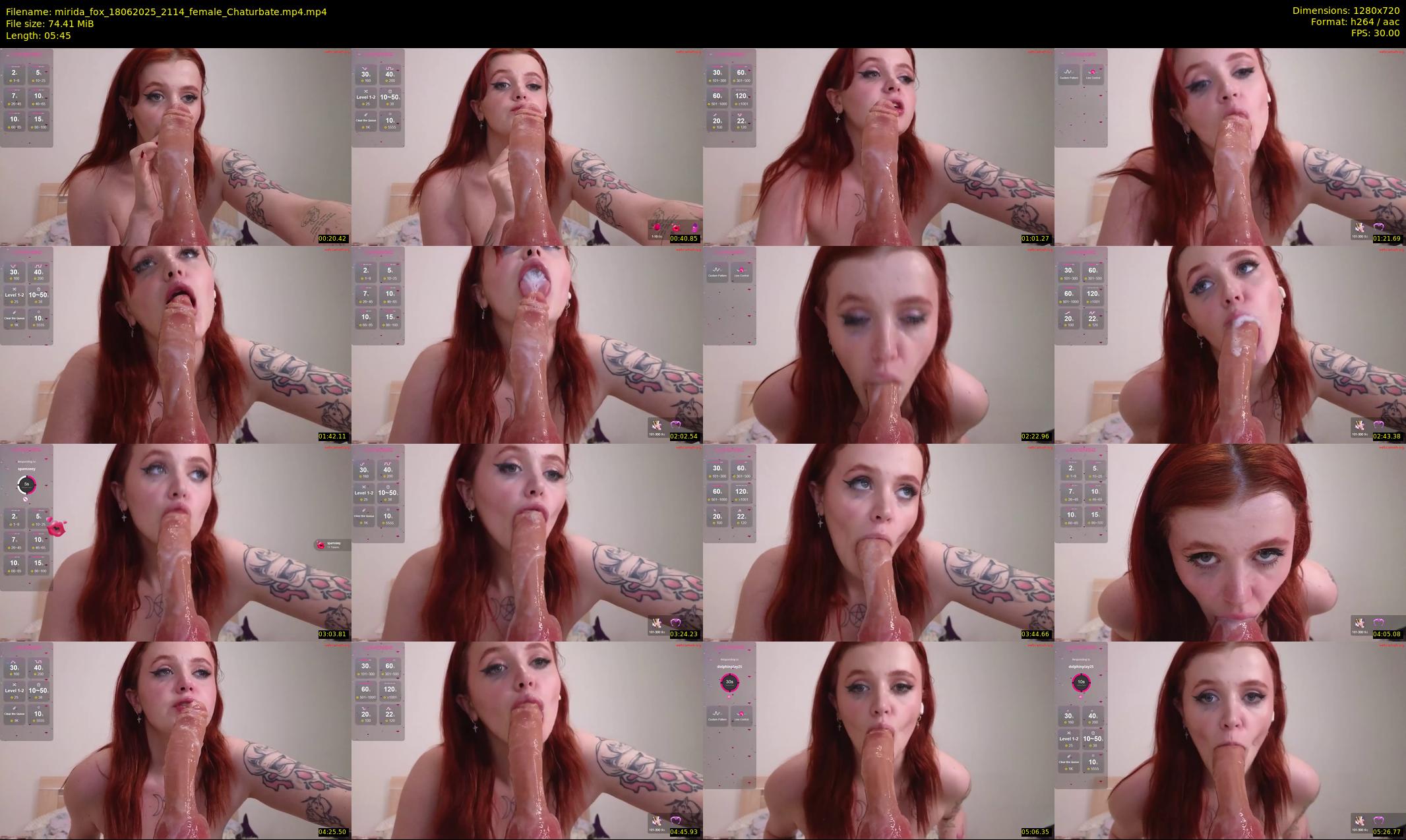 mirida_fox — 6 minute Chaturbate female cam show recording, 720p, Jun 18, 2025