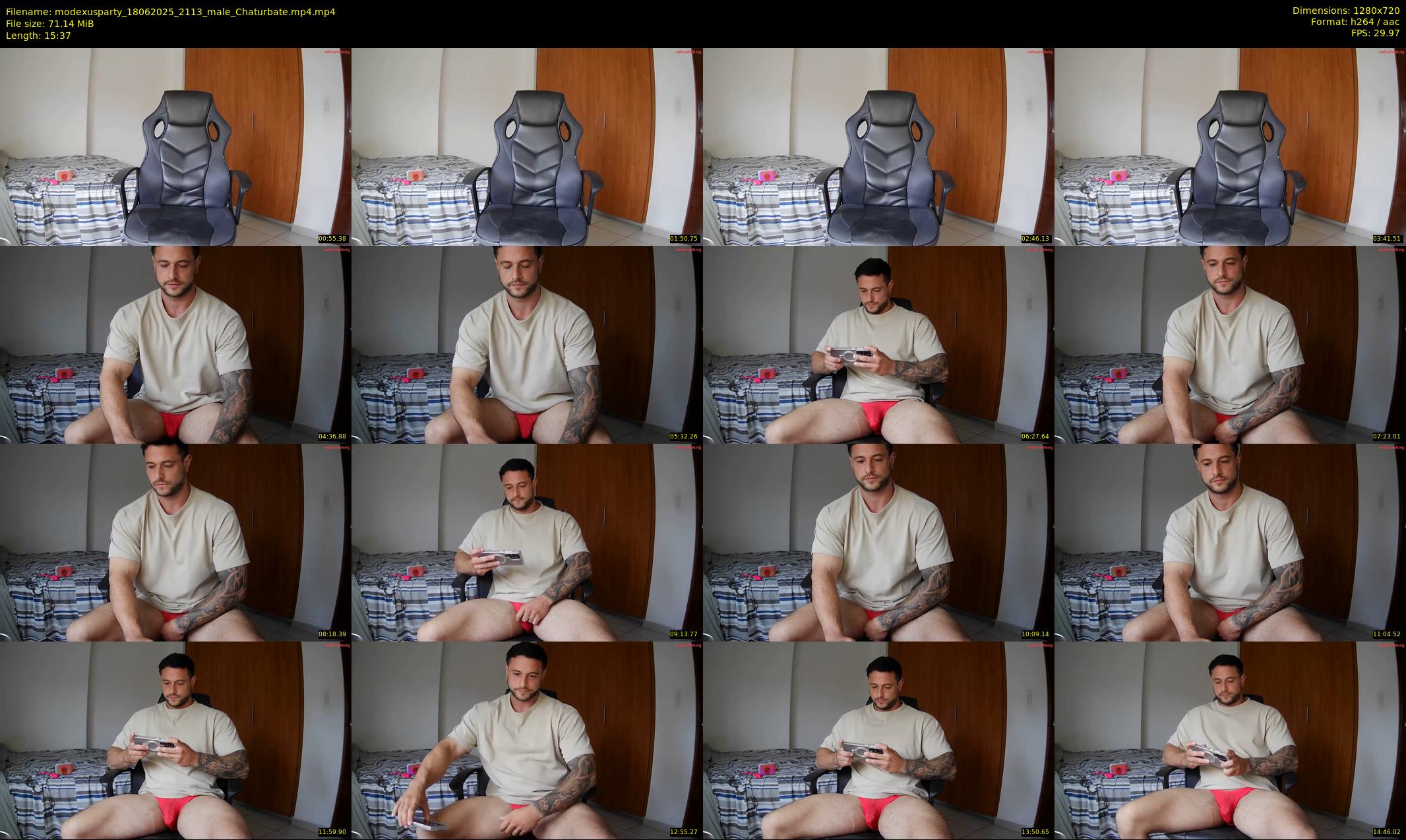 modexusparty — 16 minute Chaturbate male cam show recording, 720p, Jun 18, 2025